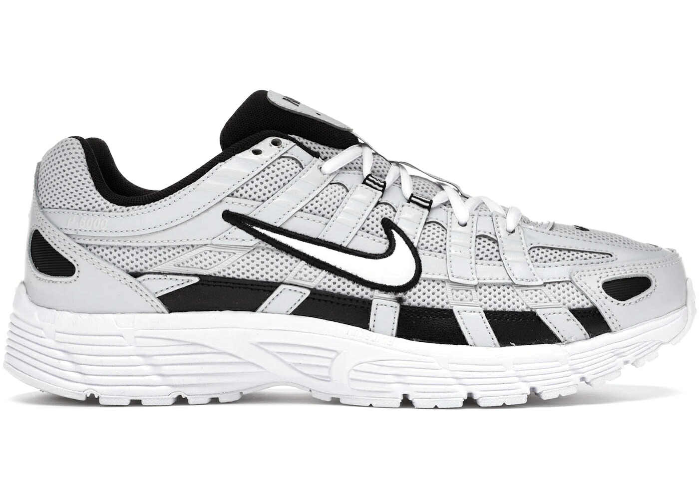 ナイキ 純然たる プラチナム 黒いこと 黒いこと 白いこと 白いこと スニーカー メンズ NIKE P-6000 PURE PLATINUM / PURE PLATINUM BLACK WHITE