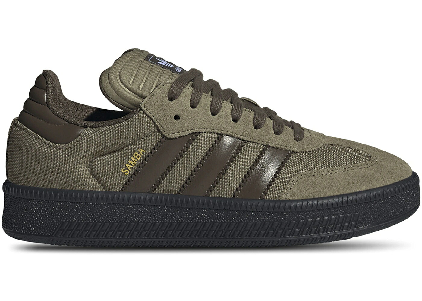 アディダス サンバ 緑 グリーン カーゴ 茶色 ブラウン コア スニーカー メンズ ADIDAS SAMBA XLG ORBIT GREEN CARGO BROWN / ORBIT GREEN CARGO BROWN CORE|スニケス