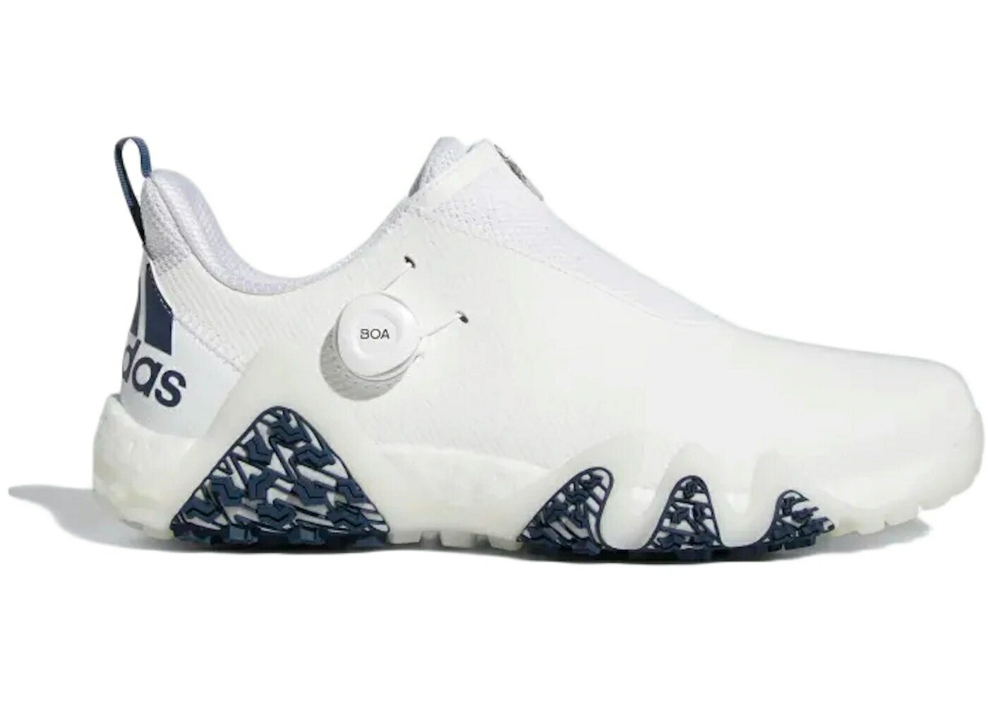 アディダス 白色 ホワイト クルー 紺色 ネイビー スニーカー メンズ ADIDAS CODECHAOS 22 BOA SPIKELESS CRYSTAL WHITE / CLOUD WHITE CREW NAVY CRYSTAL