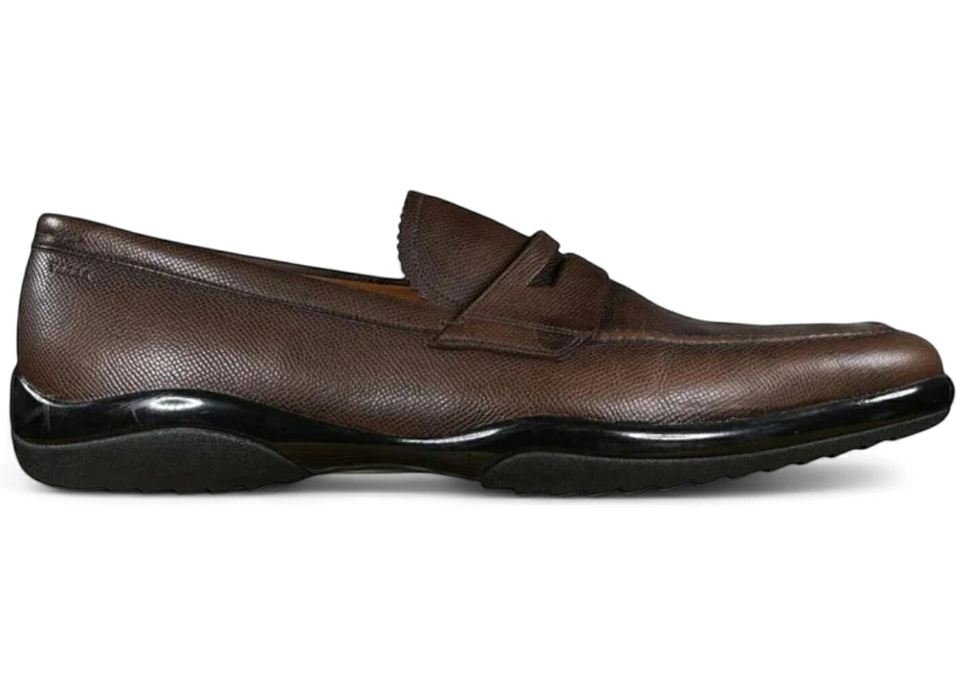 バリー なめし革 置き目毛皮 スニーカー メンズ BALLY MICSON COFFEE LEATHER LOAFERS /