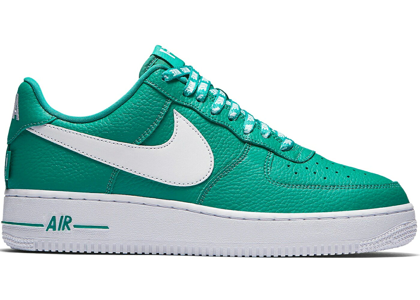 ナイキ 緑 緑であること 白いこと 白いこと 空軍 スニーカー メンズ NIKE AIR FORCE 1 LOW NBA NEPTUNE GREEN / NEPTUNE GREEN WHITE