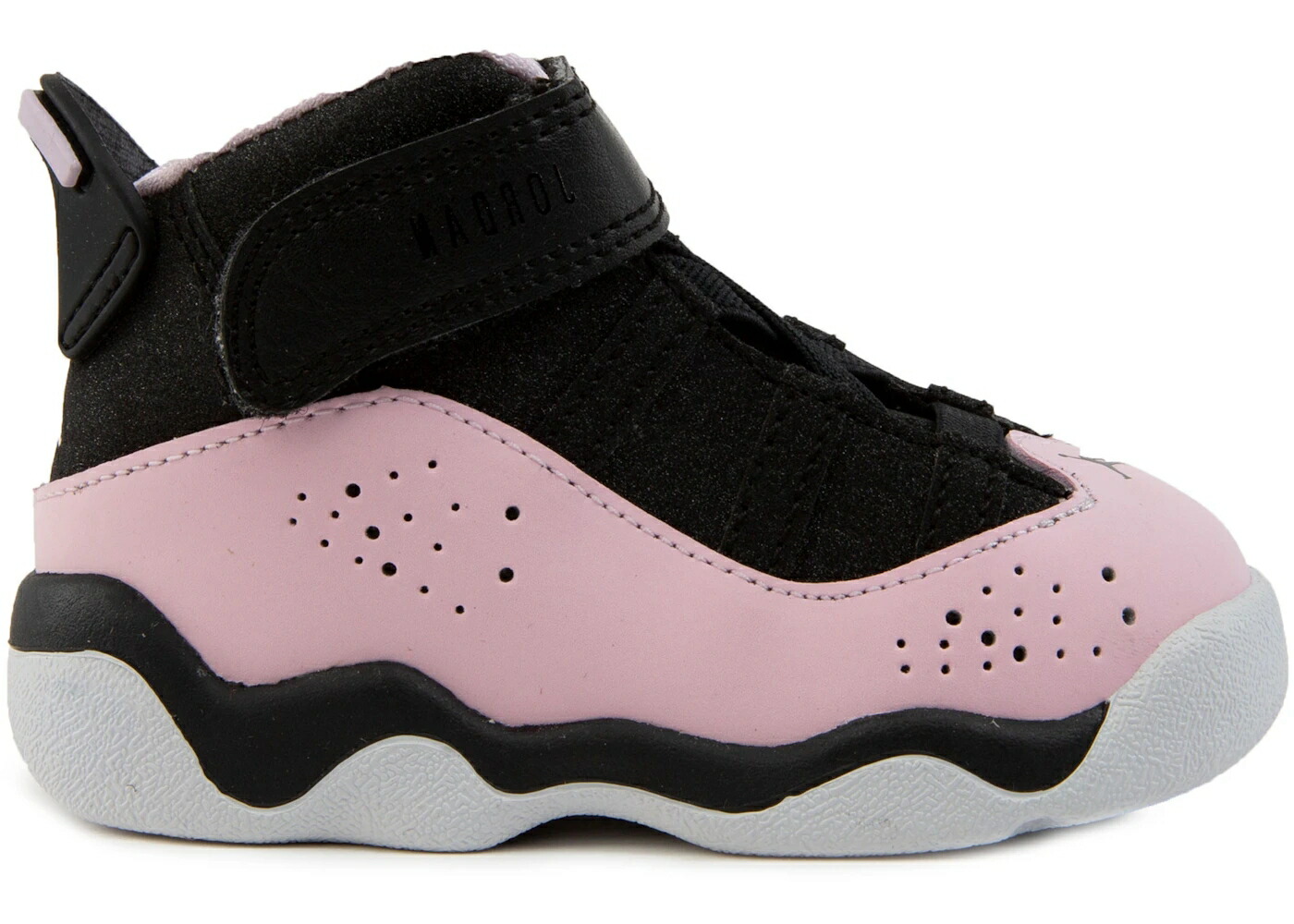 ナイキ ジョーダン リング 黒色 ブラック ピンク ジュニア キッズ JORDAN 6 RINGS BLACK PINK (TD) / LIGHT PINK BLACK