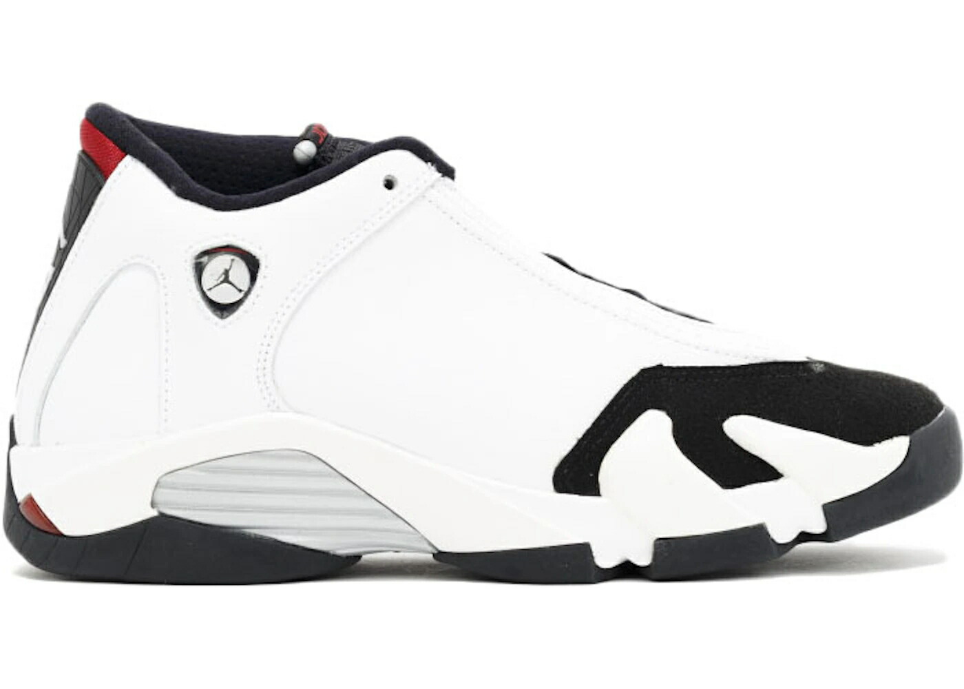 ナイキ ジョーダン 黒色 ブラック 白色 ホワイト 赤 レッド ジュニア キッズ JORDAN 14 RETRO BLACK TOE (2014) (GS) / WHITE BLACK VARSITY RED ベビー マタニティ スニーカー|スニケス