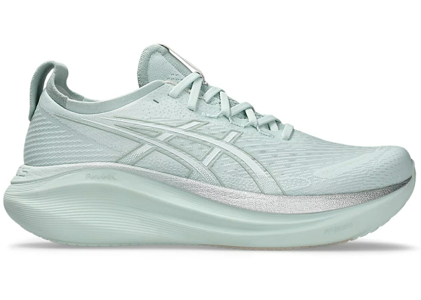 アシックス ピュア アクア 白色 ホワイト スニーカー メンズ ASICS GEL-NIMBUS 27 PURE AQUA WHITE / PURE AQUA WHITE