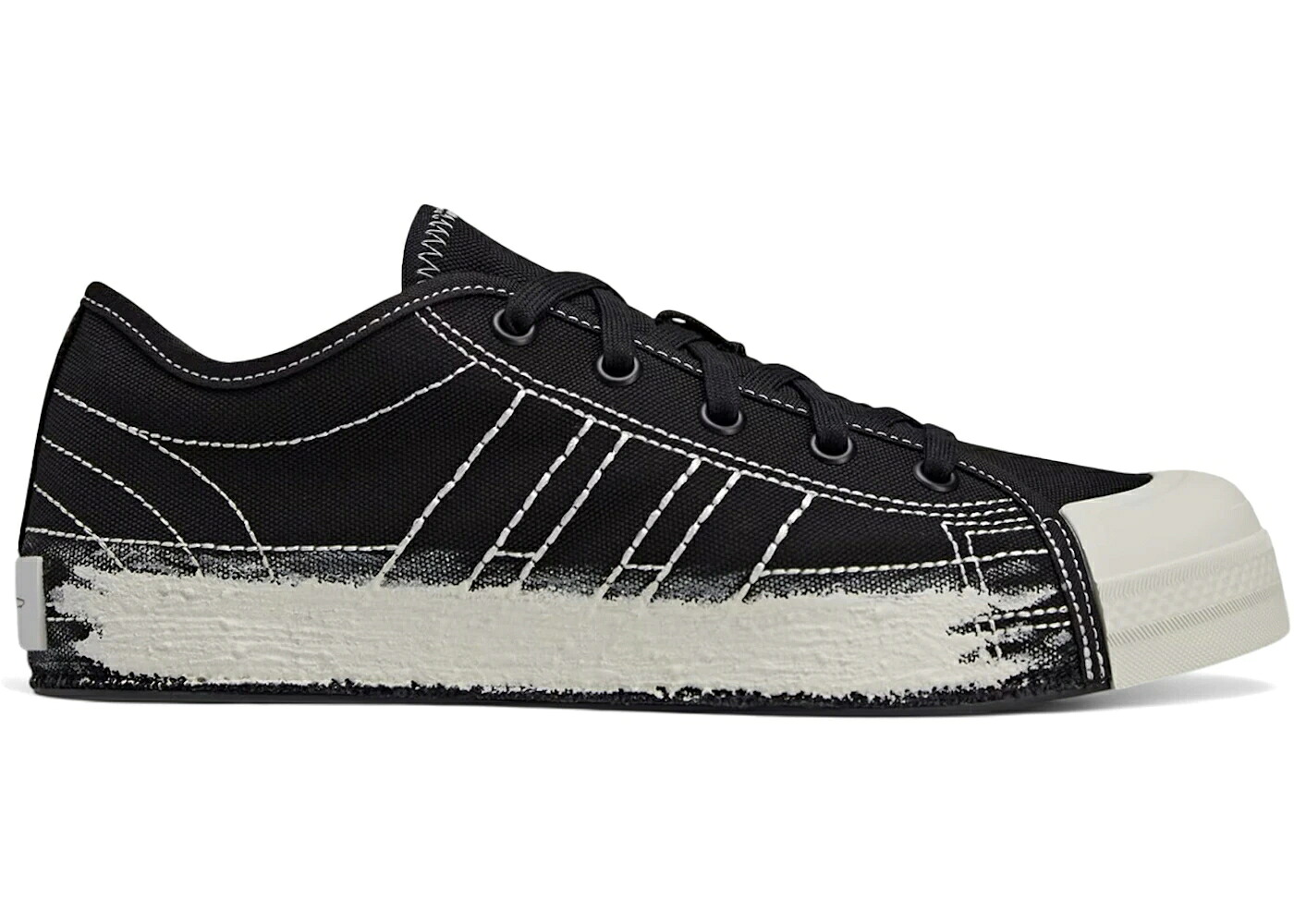 アディダス 黒いこと 黒いこと スニーカー メンズ ADIDAS Y-3 NIZZA LO BLACK TALC / BLACK BLACK TALC