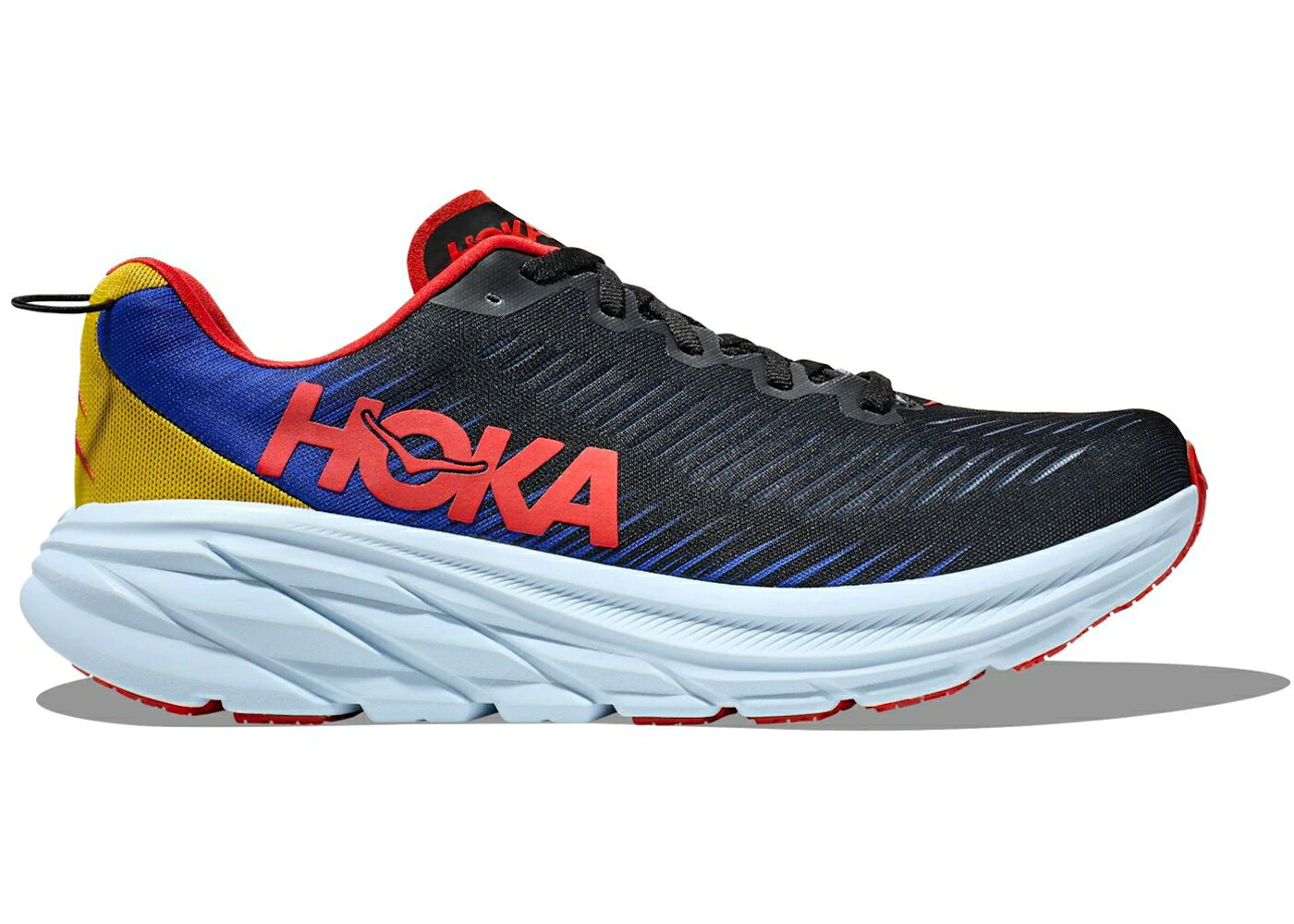 ホカオネオネ 黒いこと 黒いこと 青み 青色 スニーカー メンズ HOKA ONE ONE HOKA ONE RINCON 3 BLACK DAZZLING BLUE / BLACK DAZZLING BLUE