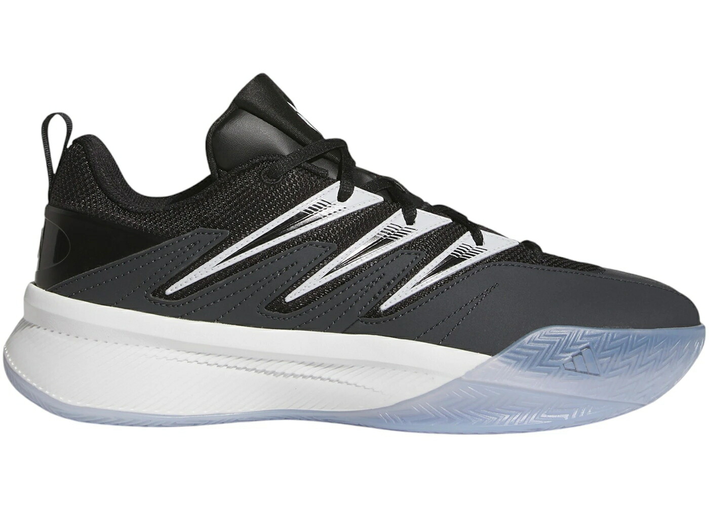 アディダス コア 黒色 ブラック 灰色 グレー カーボン スニーカー メンズ ADIDAS DAME CERTIFIED 3 CORE BLACK CLEAR GREY CARBON / CORE BLACK CLEAR GREY CARBON