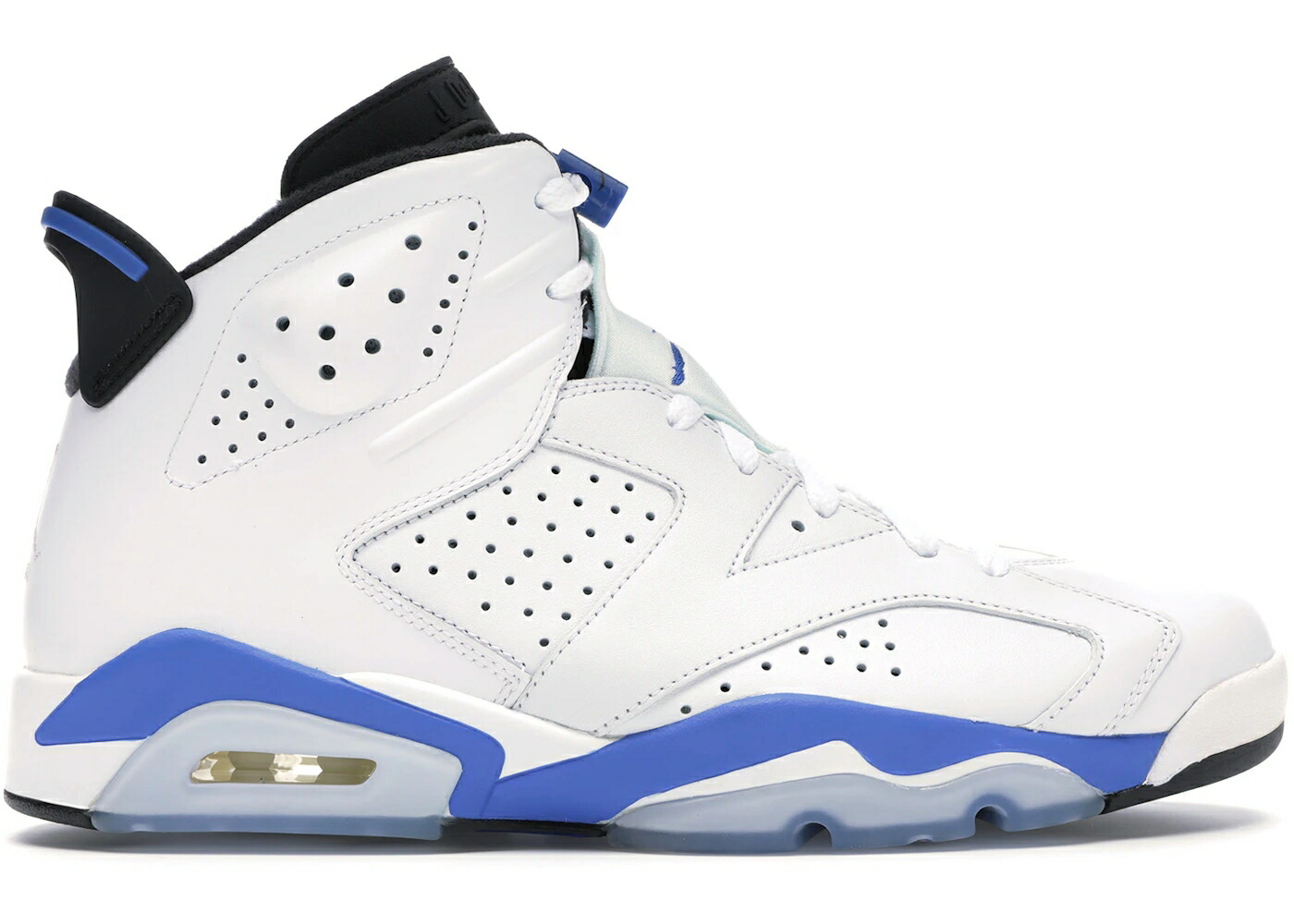 ナイキ ジョーダン 青み 青色 白いこと 白いこと 黒いこと 黒いこと スニーカー メンズ JORDAN 6 RETRO SPORT BLUE (2014) / WHITE SPORT BLUE BLACK