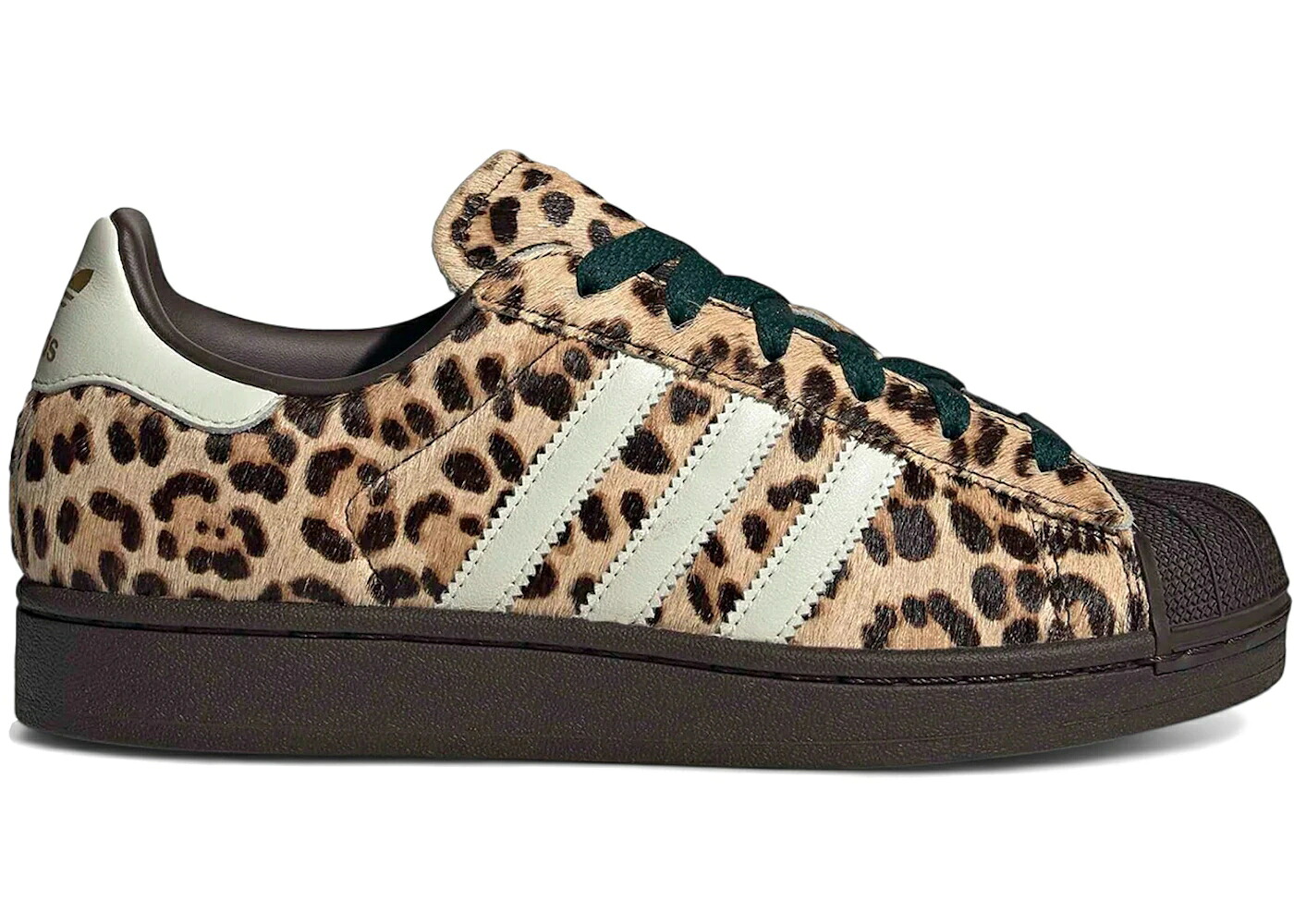 アディダス スーパースター ヒョウ柄 レオパード 茶色 ブラウン アイボリー ゴールド WOMEN'S スニーカー レディース ADIDAS SUPERSTAR II LEOPARD DARK BROWN IVORY (WOMEN'S) / DARK BROWN IVORY GOLD METALLIC｜スニケス