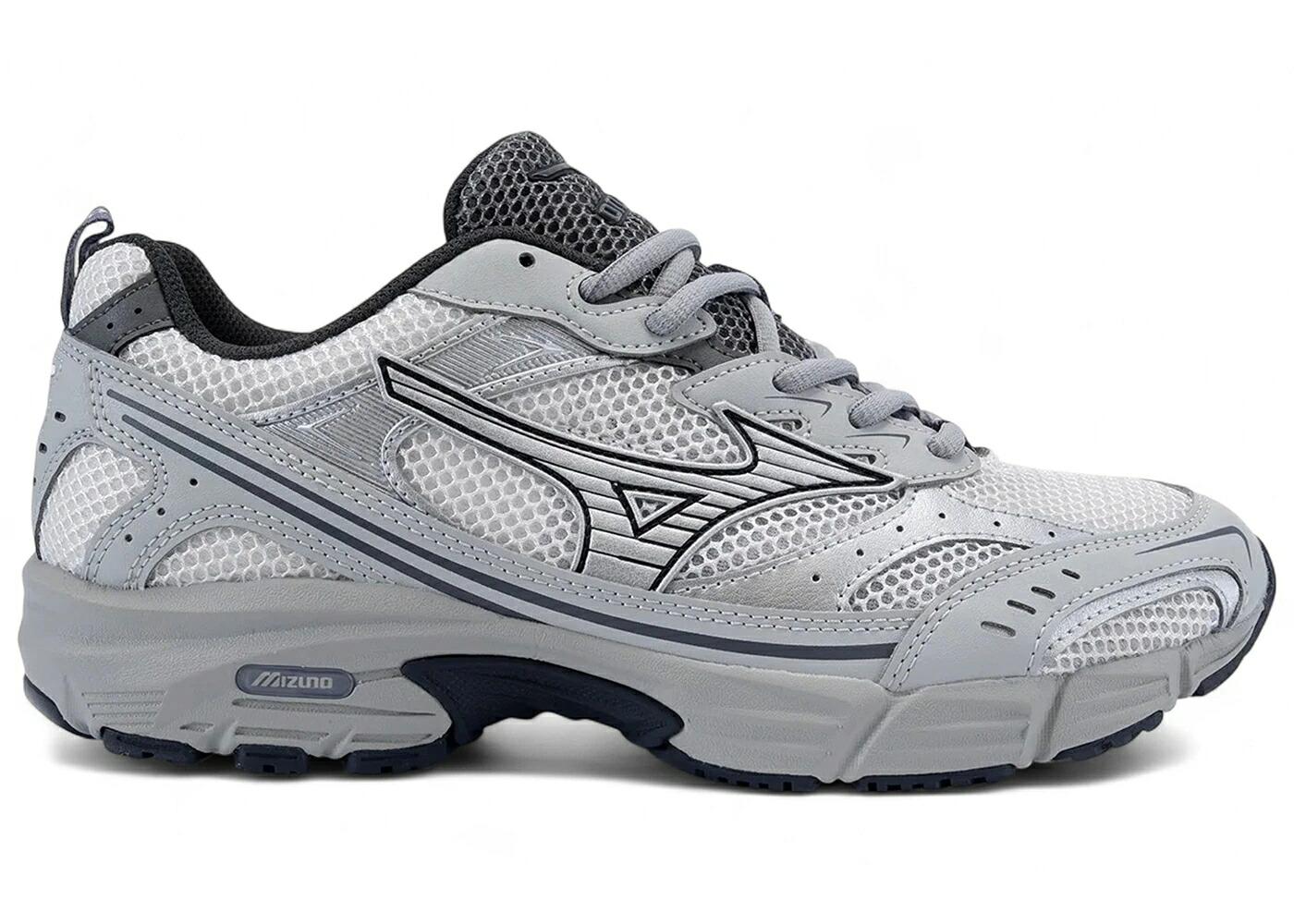 ミズノ しろがね色 しろがね色 スニーカー メンズ MIZUNO MXR NIMBUS CLOUD SILVER / NIMBUS CLOUD SILVER