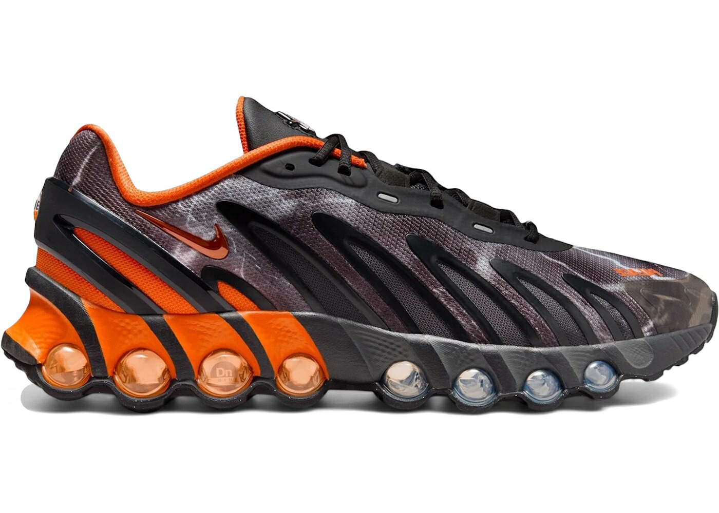 ナイキ マックス 黒色 ブラック 橙 オレンジ エアマックス スニーカー メンズ NIKE AIR MAX DN8 PALACE BLACK SAFETY ORANGE / BLACK SAFETY ORANGE PARTICLE
