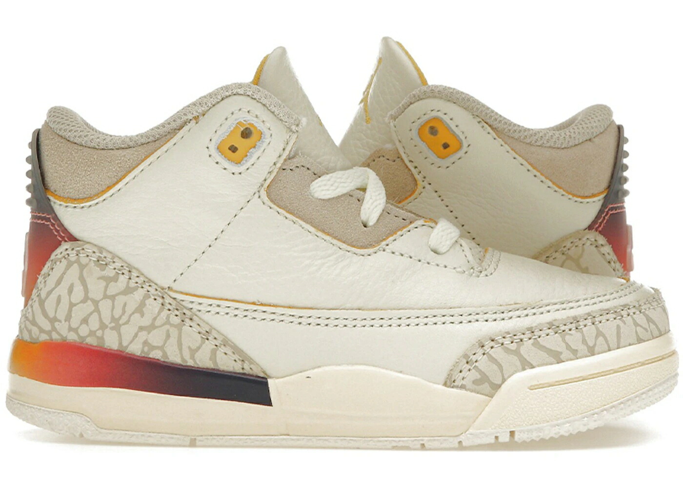 ナイキ ジョーダン お坊っちゃん キッズ JORDAN 3 RETRO SP J BALVIN MEDELL N SUNSET (TD) / MULTI COLOR MULTI COLOR