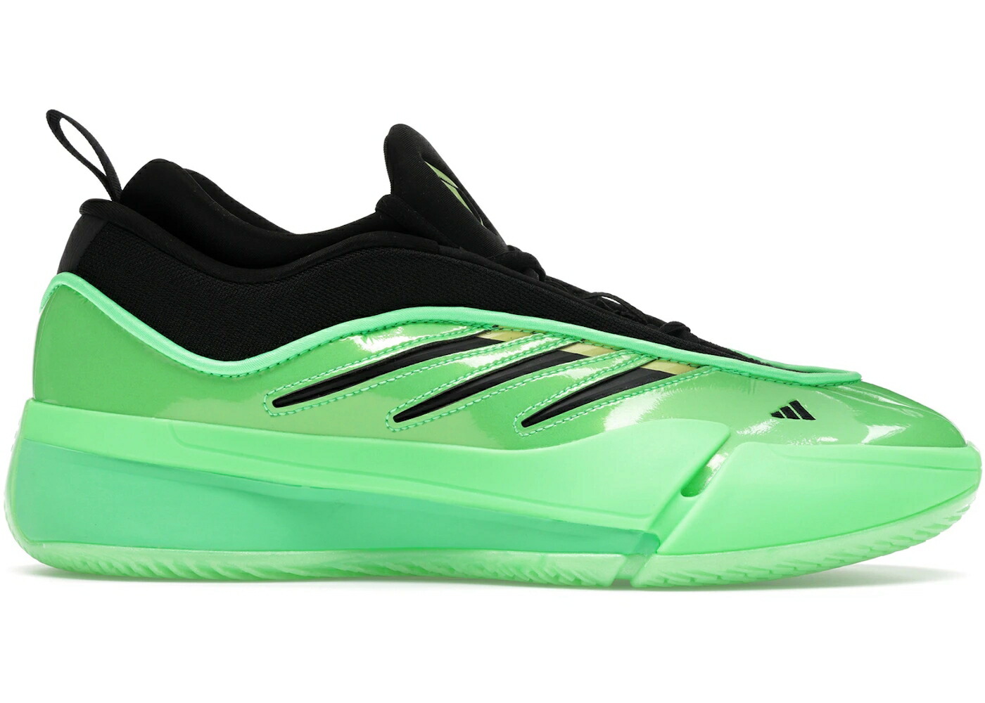 アディダス 緑 グリーン コア 黒色 ブラック スニーカー メンズ ADIDAS DAME 9 METAMORPHOSIS / SCREAMING GREEN CORE BLACK PULSE
