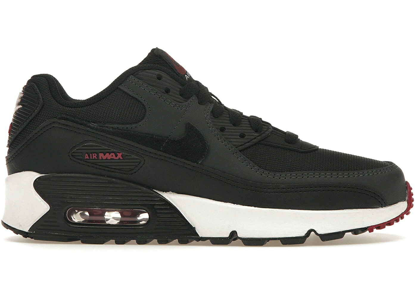 ナイキ マックス チーム 赤 レッド 白色 ホワイト エアマックス ジュニア キッズ NIKE AIR MAX 90 LTR ANTHRACITE TEAM RED (GS) / ANTHRACITE TEAM RED SUMMIT WHITE ベビー マタニティ スニーカー 27,216円