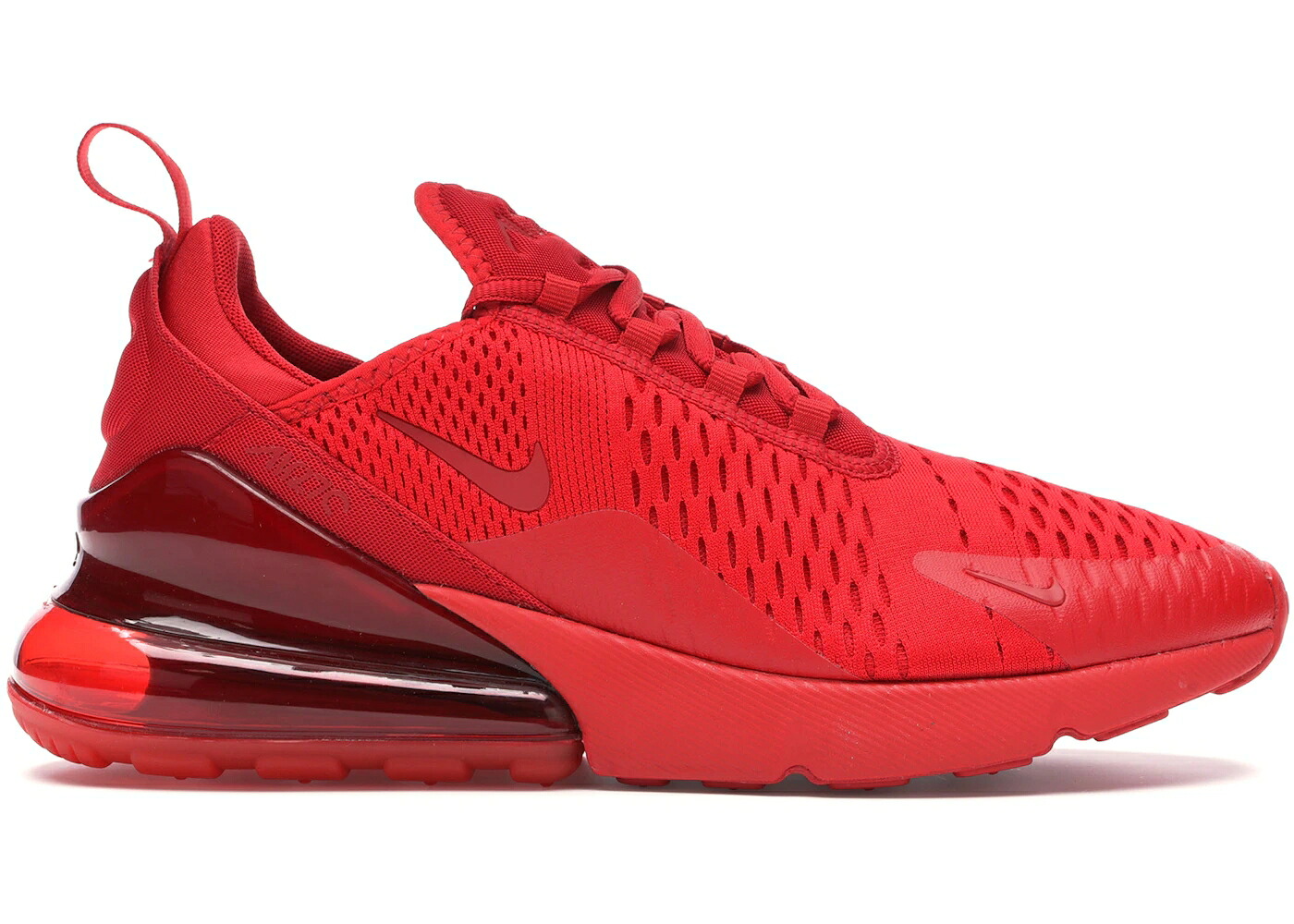 ナイキ マックス 赤 レッド 黒色 ブラック エアマックス スニーカー メンズ NIKE AIR MAX 270 TRIPLE RED / UNIVERSITY RED BLACK UNIVERSITY