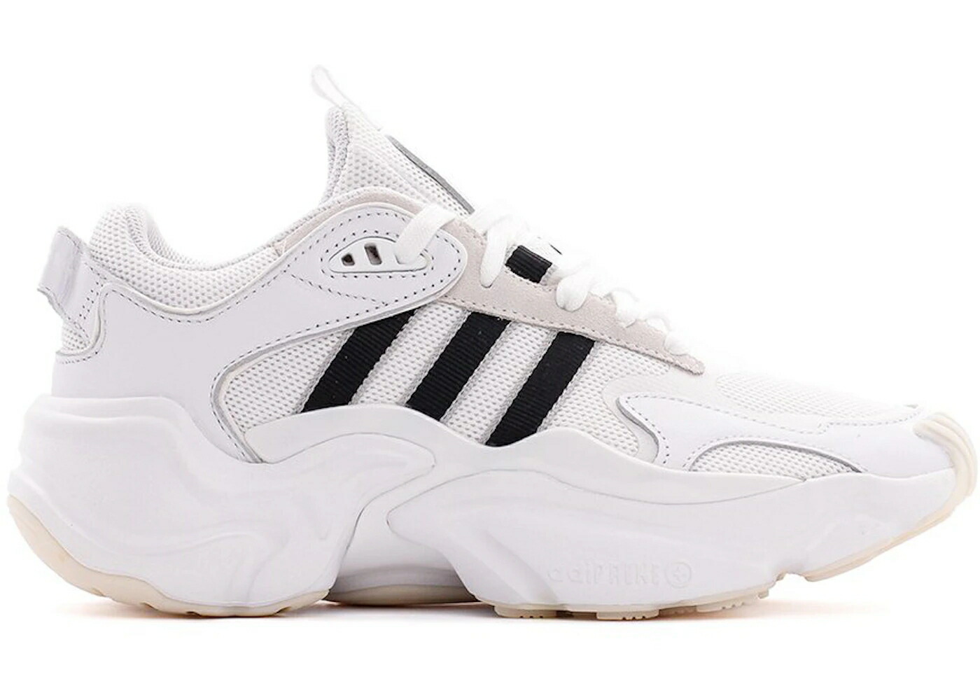 アディダス 白色 ホワイト 黒色 ブラック コア 灰色 グレー WOMEN スニーカー レディース ADIDAS MAGMUR WHITE BLACK (WOMEN) / CLOUD WHITE CORE BLACK GREY TWO