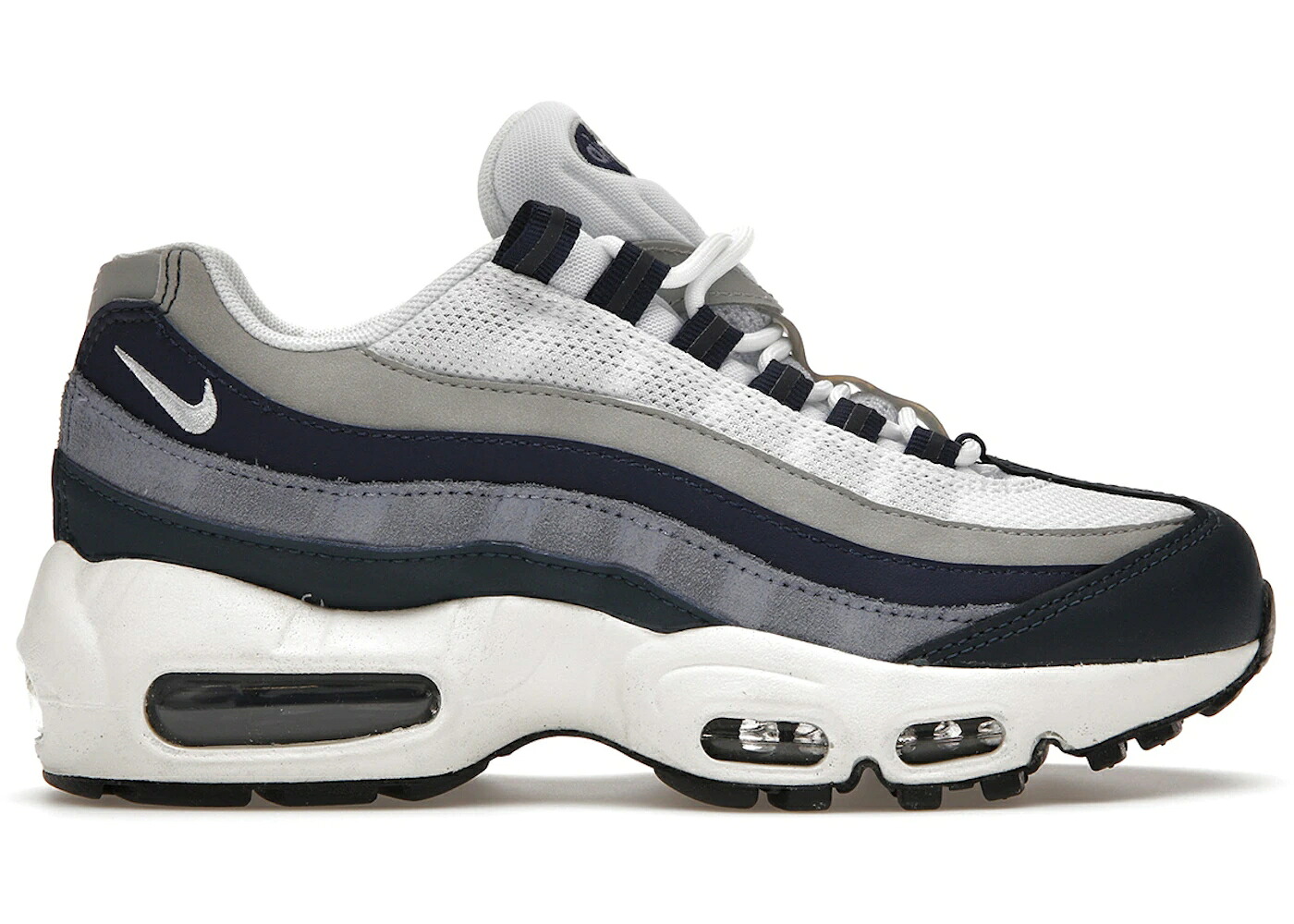 ナイキ マックス 紺色 ネイビー エアマックス ジュニア キッズ NIKE AIR MAX 95 RECRAFT MIDNIGHT NAVY (GS) / MIDNIGHT NAVY SAIL ARMOURY NAVY ベビー マタニティ スニーカー｜スニケス 35,620円
