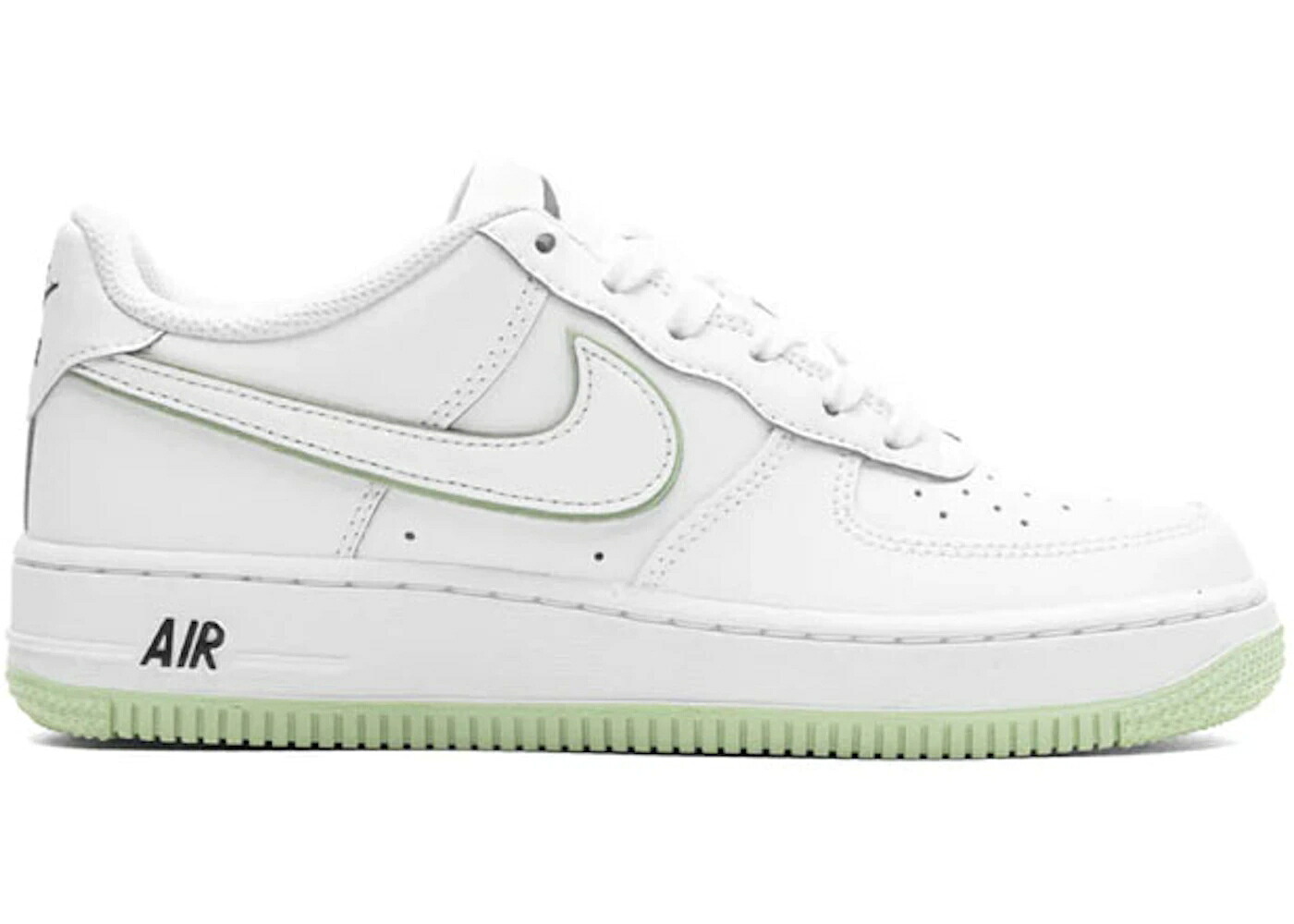 ナイキ 白いこと 白いこと 黒いこと 黒いこと 空軍 御坊っちゃん キッズ NIKE AIR FORCE 1 LOW HONEYDEW (GS) / WHITE WHITE BLACK HONEYDEW もの言う花 マタニティ スニーカー