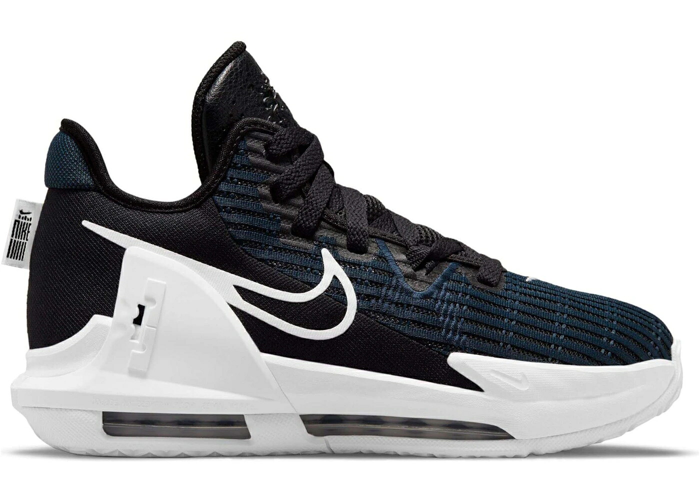 ナイキ レブロン 黒いこと 黒いこと 白いこと 白いこと ウィットネス 御坊っちゃん キッズ NIKE LEBRON WITNESS 6 BLACK DARK OBSIDIAN (GS) / BLACK DARK OBSIDIAN WHITE もの言う花 マタニティ スニーカー