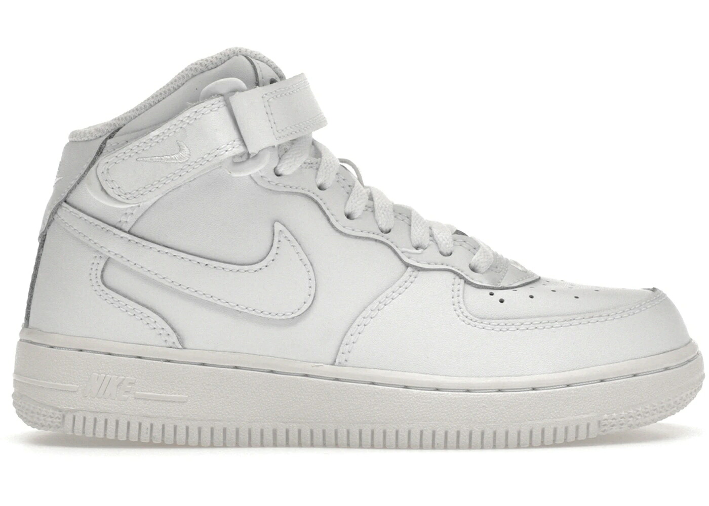 ナイキ ミッド 白いこと 白いこと 空軍 御坊っちゃん キッズ NIKE AIR FORCE 1 MID LE WHITE (なおなお書き) / WHITE WHITE もの言う花 マタニティ スニーカー キッズファッション-靴