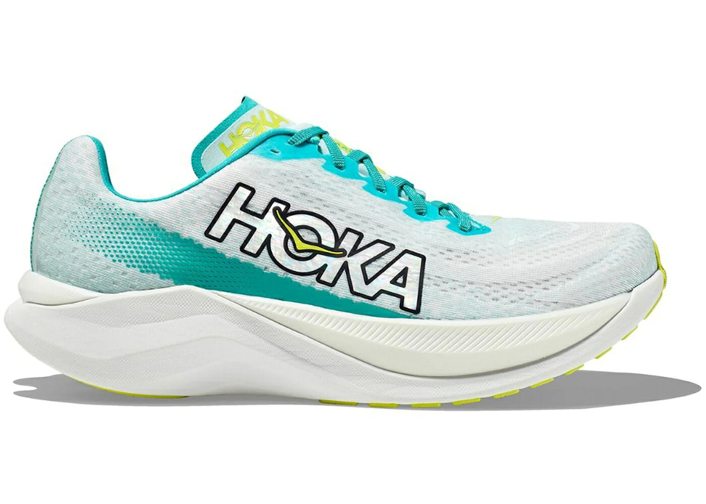 ホカオネオネ 白色 ホワイト 青色 ブルー スニーカー メンズ HOKA ONE ONE HOKA ONE MACH X WHITE BLUE / WHITE BLUE｜スニケス