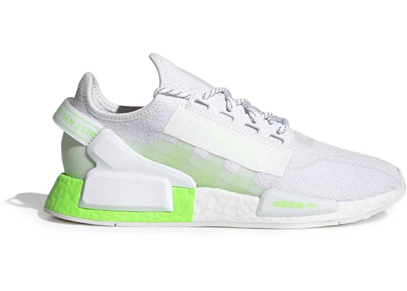 アディダス 白いこと 白いこと 緑 緑であること スニーカー メンズ ADIDAS NMD R1 V2 WHITE SIGNAL GREEN / FOOTWEAR WHITE SIGNAL GREEN