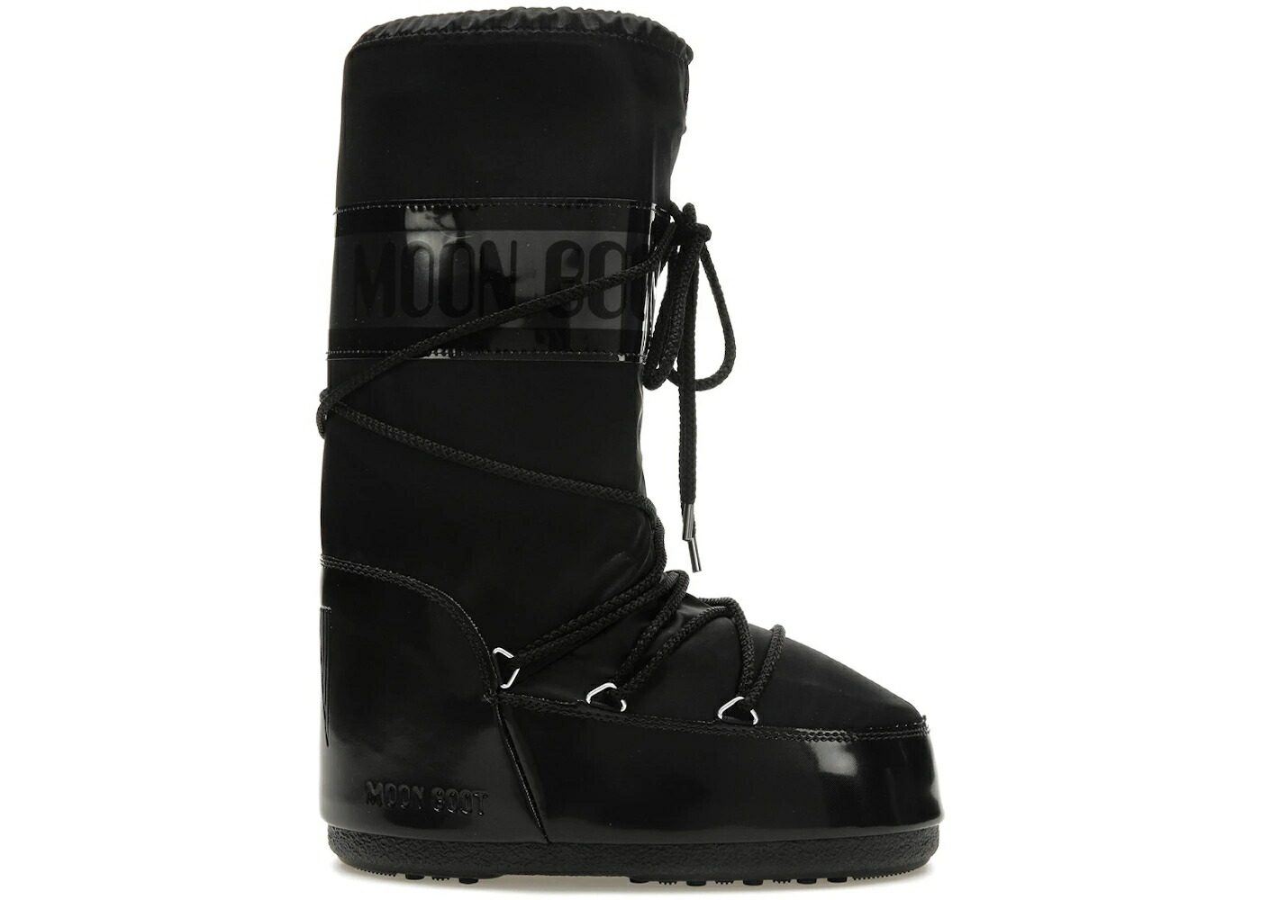 お月さまブーツ ブーツ アイコン 黒いこと 黒いこと スニーカー メンズ MOON BOOT MOON BOOT ICON GLANCE BLACK / GLANCE BLACK