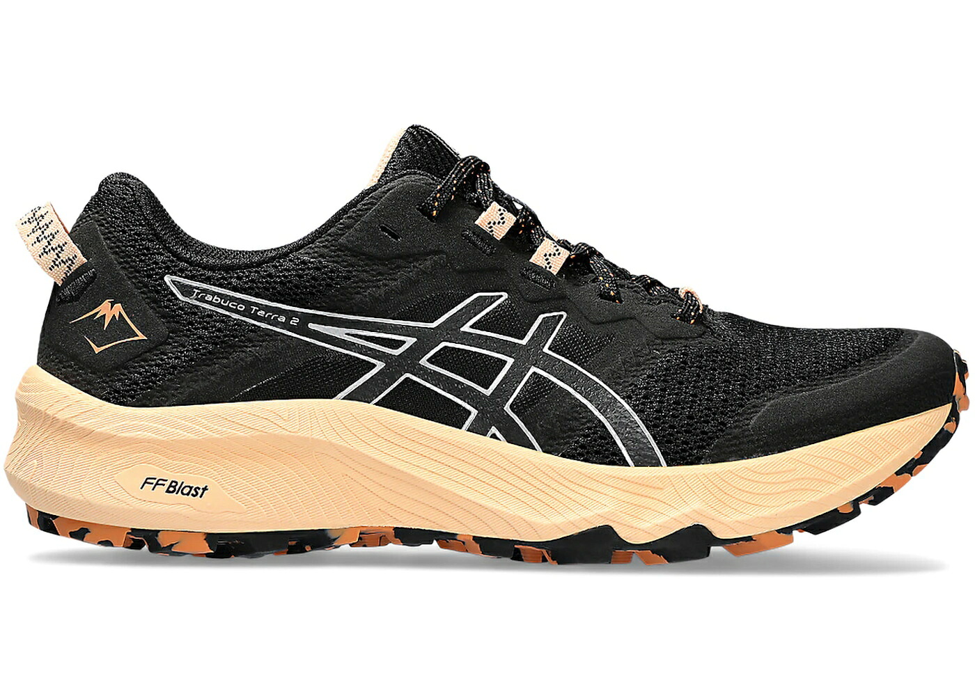 アシックス 黒いこと 黒いこと 純然たる しろがね色 しろがね色 WOMEN\u0027S スニーカー レディース ASICS TRABUCO TERRA 2 BLACK PURE SILVER (WOMEN\u0027S) / BLACK PURE SILVER