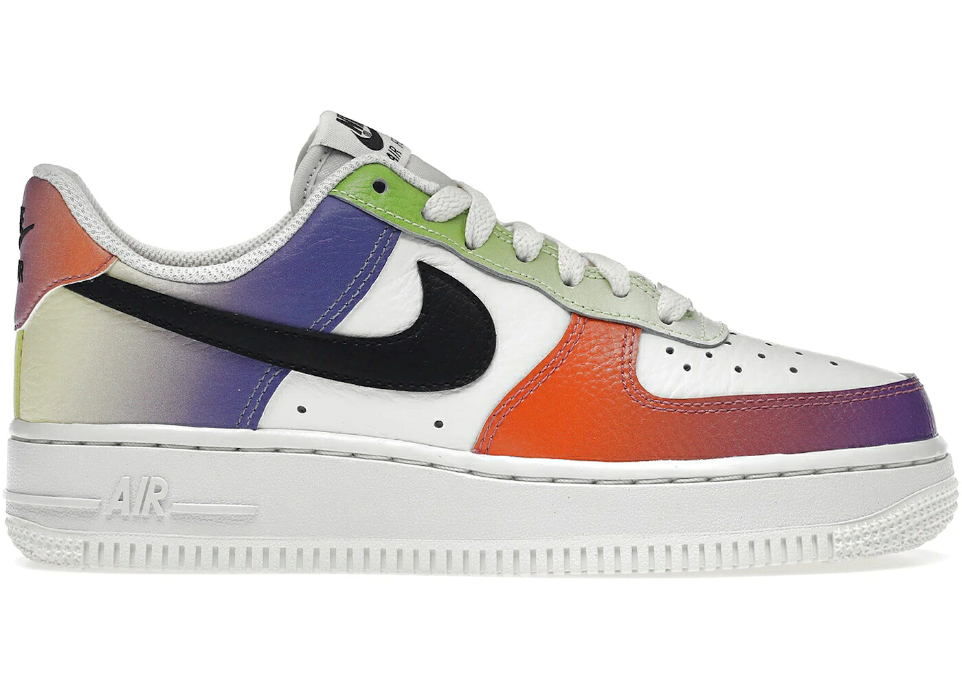 ナイキ 白いこと 白いこと 黒いこと 黒いこと 空軍 \u002707 WOMEN\u0027S スニーカー レディース NIKE AIR FORCE 1 LOW MULTI-COLOR GRADIENT (WOMEN\u0027S) / SUMMIT WHITE BLACK BRIGHT