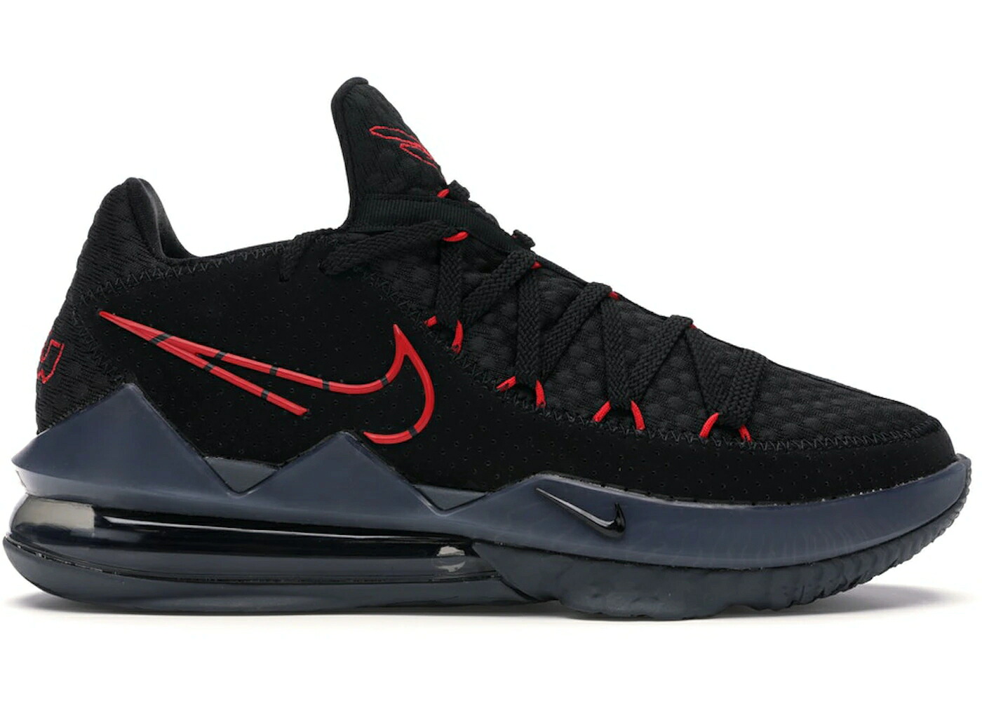 ナイキ レブロン 黒いこと 黒いこと 赤 赤いこと 薄墨色 薄墨色 スニーカー メンズ NIKE LEBRON 17 LOW BLACK RED DARK GREY / BLACK UNIVERSITY RED DARK GREY