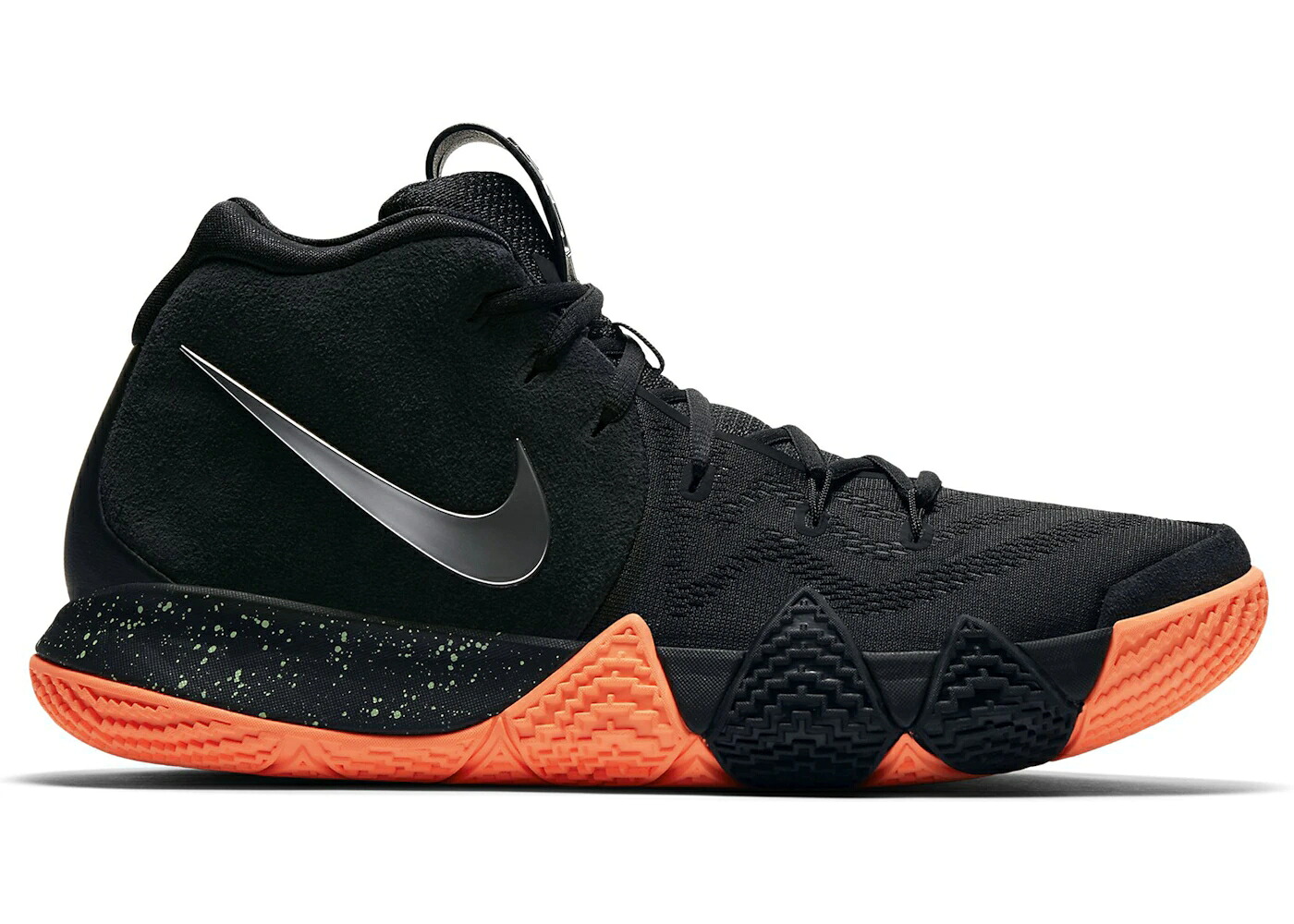 ナイキ カイリー 黒いこと 黒いこと しろがね色 しろがね色 スニーカー メンズ NIKE KYRIE 4 BLACK METALLIC SILVER / BLACK METALLIC SILVER スニーカー-メンズ靴-靴