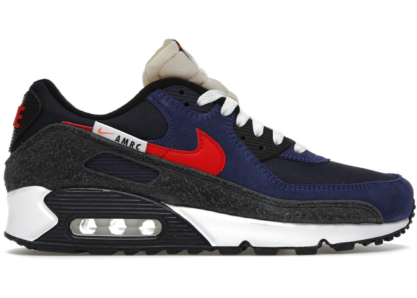 ナイキ マックス クラブ ディープ 赤 レッド 黒色 ブラック エアマックス スニーカー メンズ NIKE AIR MAX 90 SE RUNNING CLUB DEEP ROYAL / DEEP ROYAL UNIVERSITY RED BLACK