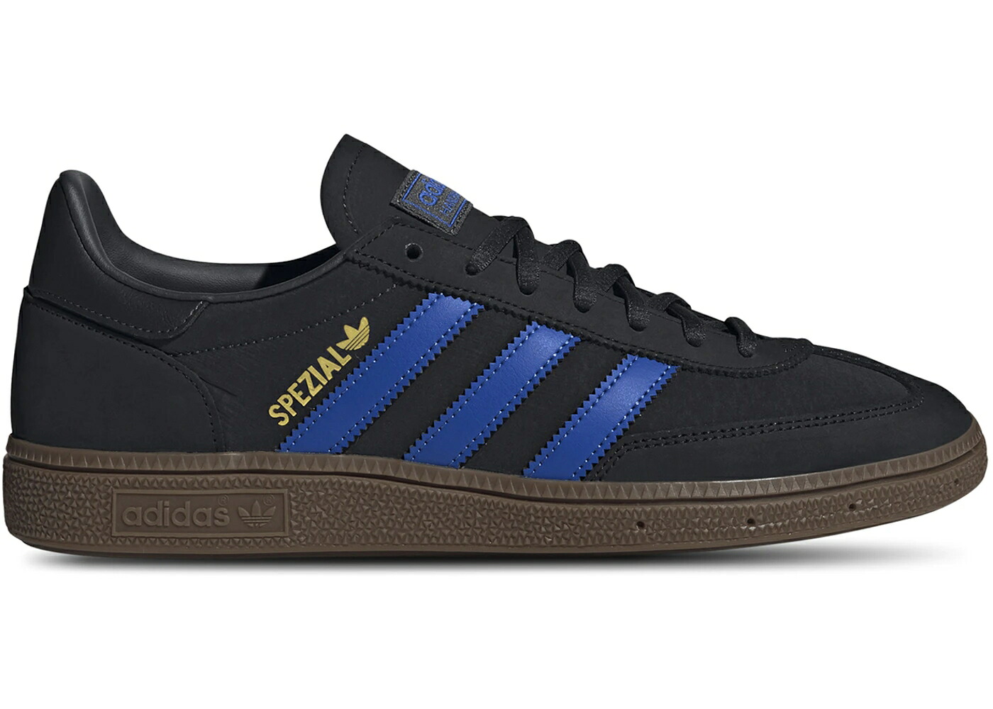 アディダス ハンドボール スペシアル 黒色 ブラック 青色 ブルー カーボン コア スニーカー メンズ ADIDAS HANDBALL SPEZIAL BLACK BLUE CARBON / CORE BLACK BLUE CARBON