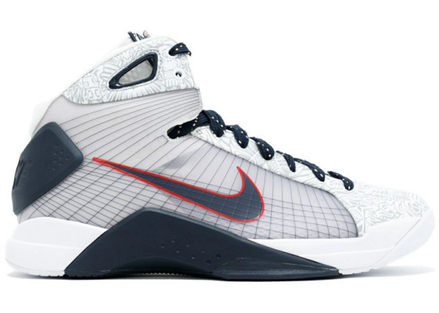 ナイキ ハイパーダンク ユナイテッド ライズ 白いこと 白いこと スニーカー メンズ NIKE HYPERDUNK 08 UNITED WE RISE (2008) / WHITE DARK OBSIDIAN