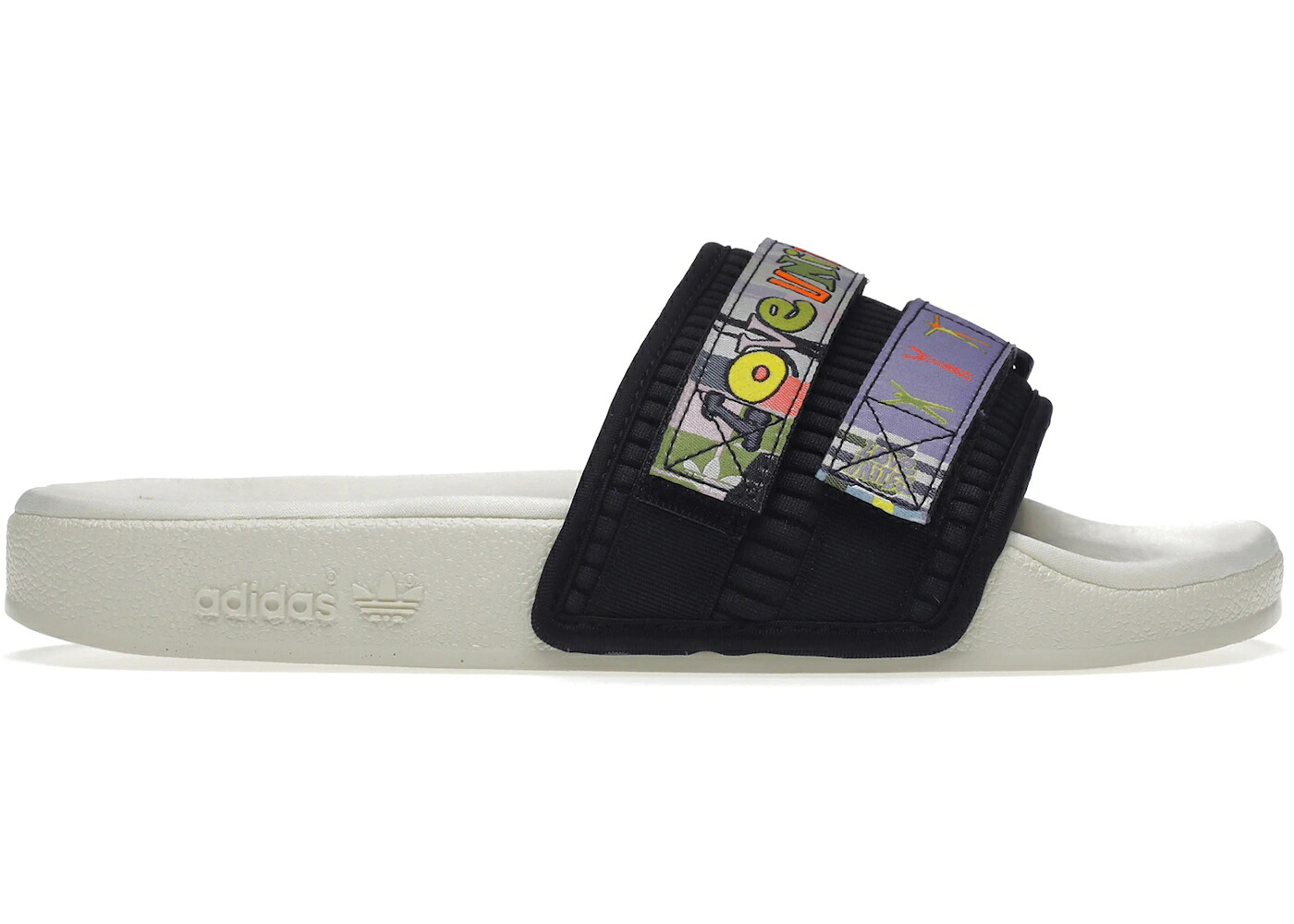 アディダス アディレッタ 白いこと 白いこと 中核グループ 黒いこと 黒いこと 2.0 スニーカー メンズ ADIDAS ADILETTE PRIDE / OFF WHITE CORE BLACK LIGHT