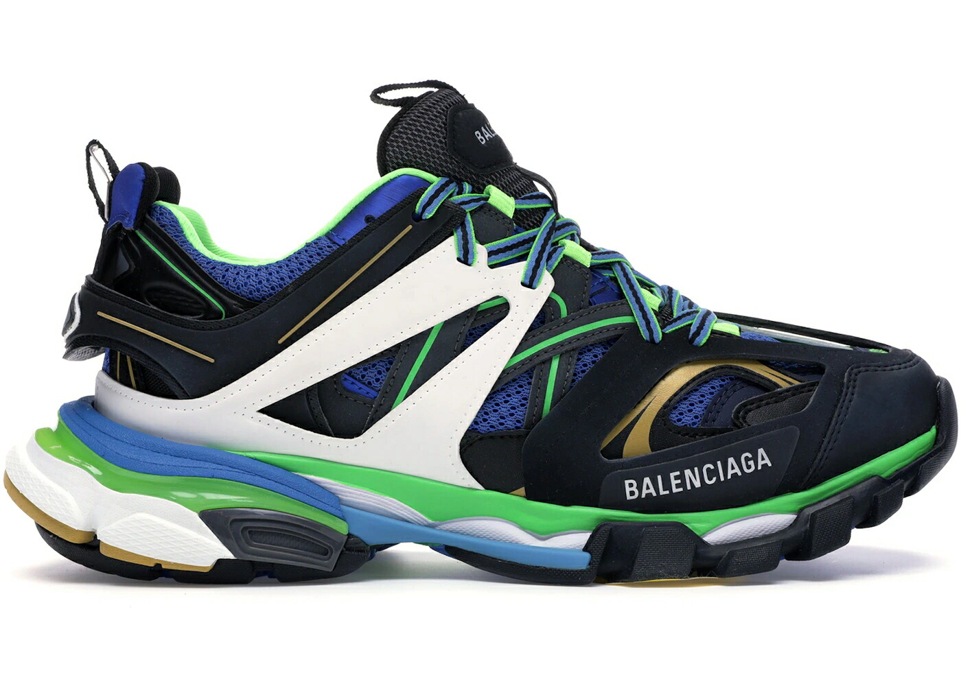 バレンシアガ トラック 緑 グリーン 白色 ホワイト 青色 ブルー スニーカー メンズ BALENCIAGA TRACK GREEN WHITE BLUE / GREEN WHITE BLUE