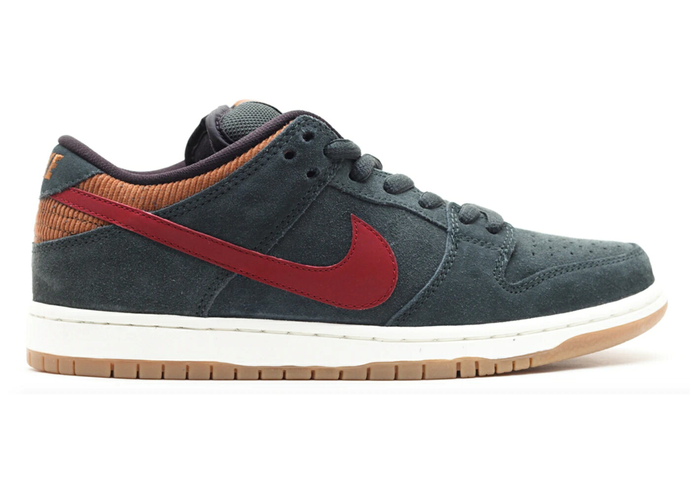 ナイキ エスビー ダンク コール天 赤銅色 赤銅色 野球クラブ 赤 赤いこと ダンクロー スニーカー メンズ NIKE SB DUNK LOW CORDUROY ALE BROWN / SPRUCE TEAM RED ALE BROWN