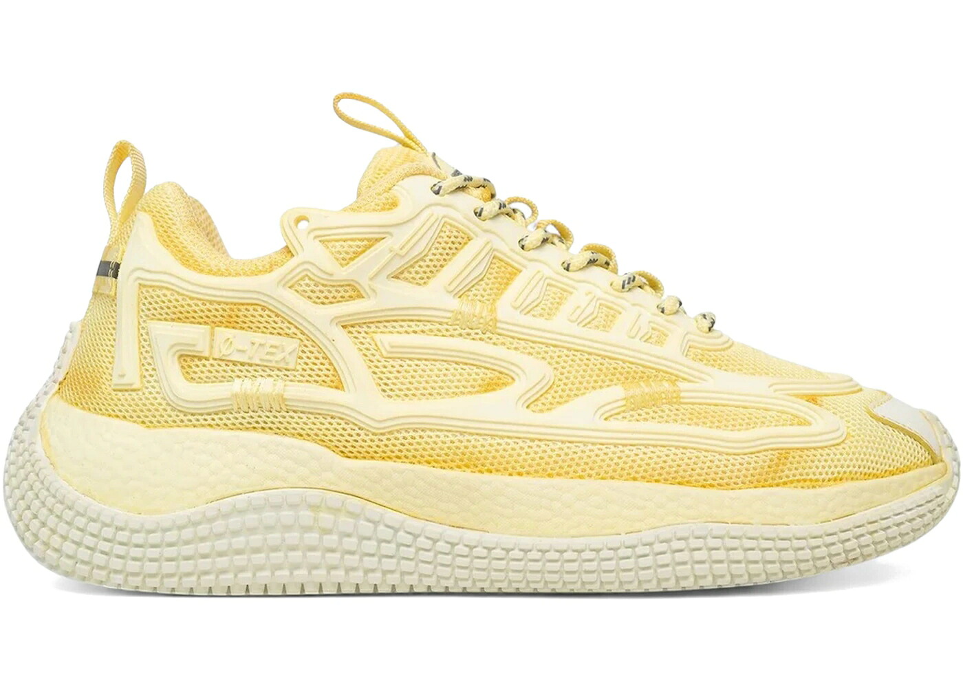 黄味がかった 黄色 スニーカー メンズ JOHN GEIGER JOHN GEIGER 004 STEAL BOYZ DYED YELLOW /