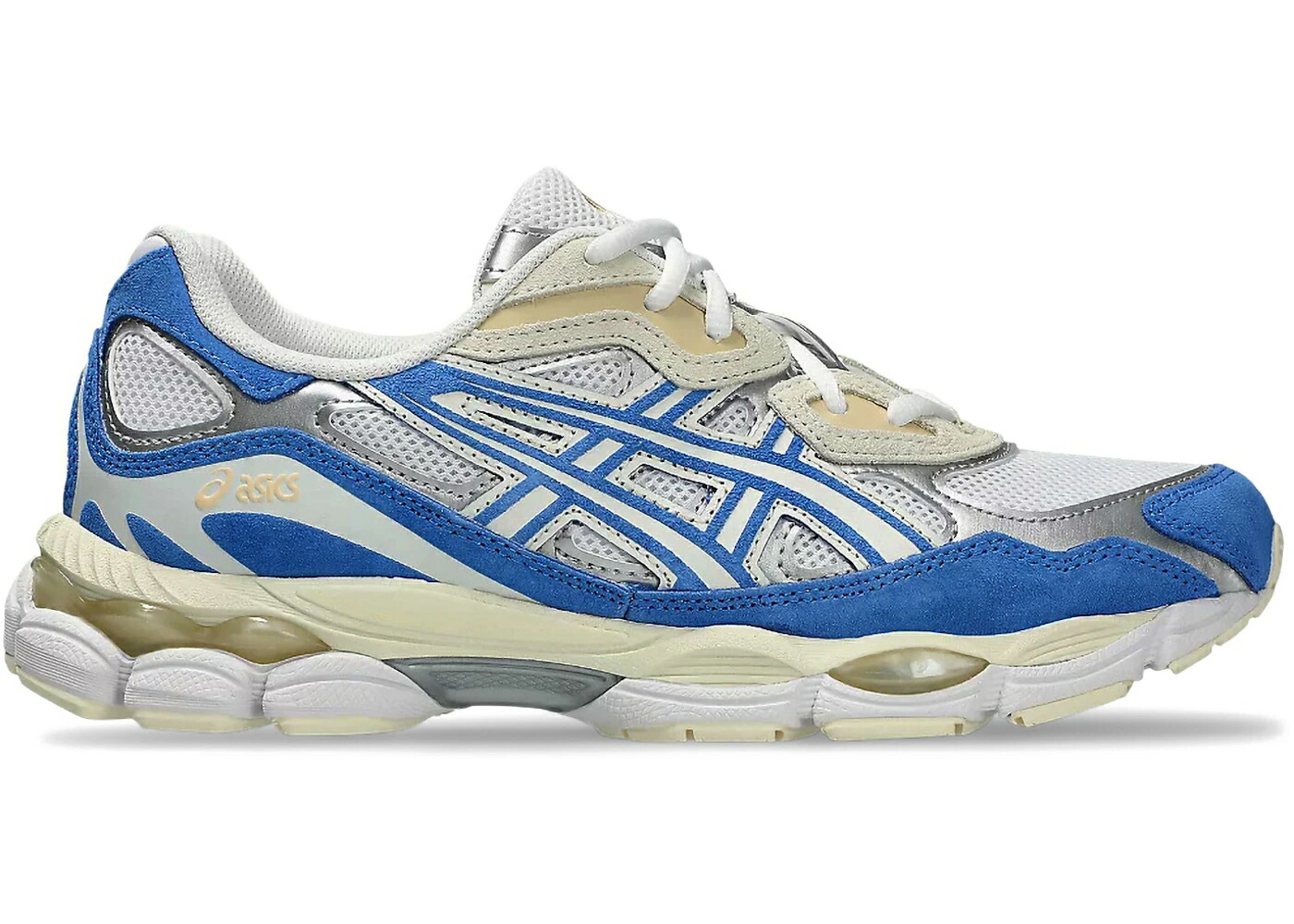アシックス 白色 ホワイト 青色 ブルー スニーカー メンズ ASICS GEL-NYC WHITE BLUE COAST / WHITE BLUE COAST