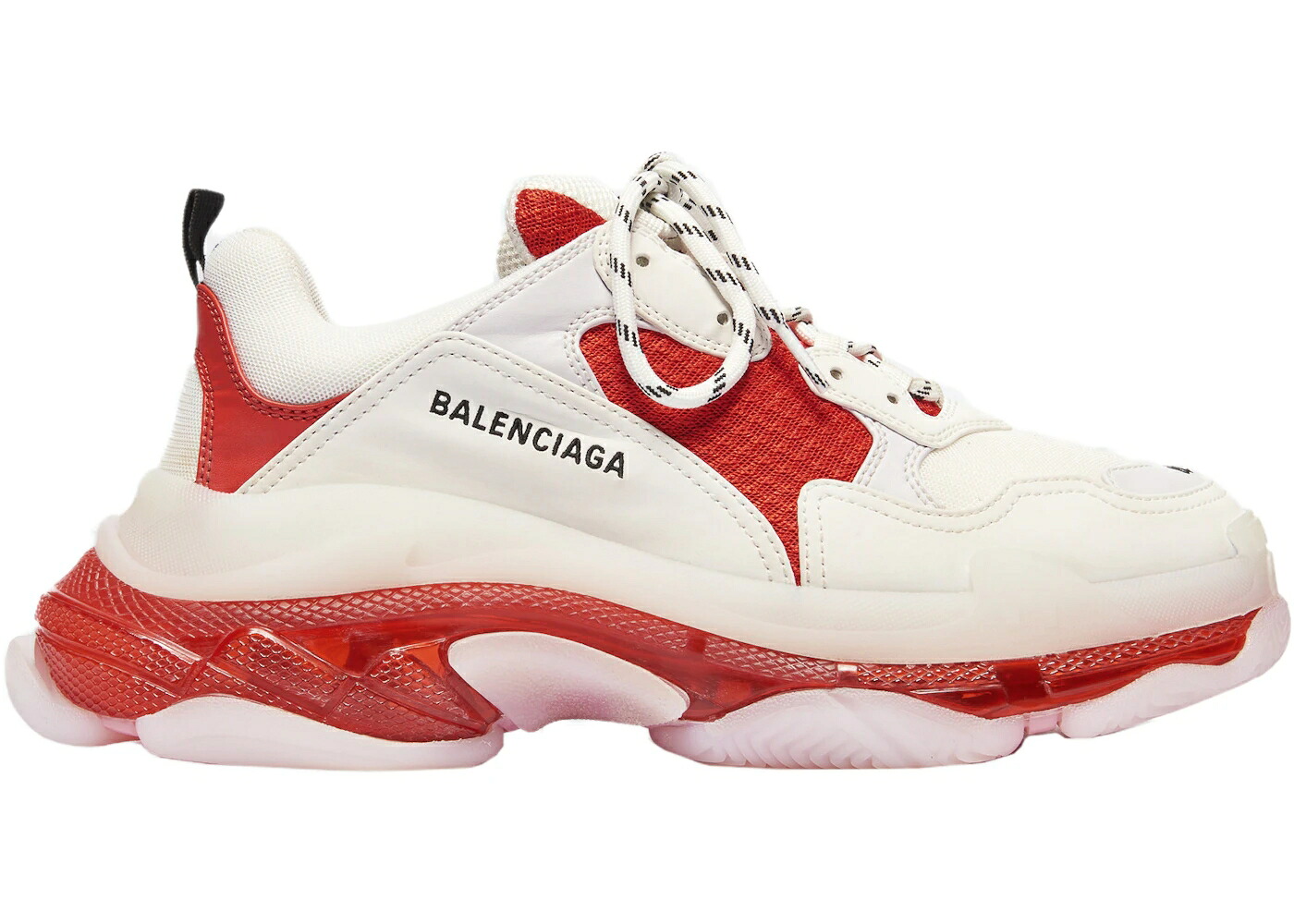 バレンシアガ 白いこと 白いこと 赤 赤いこと スニーカー メンズ BALENCIAGA TRIPLE S VERMILLON / WHITE RED