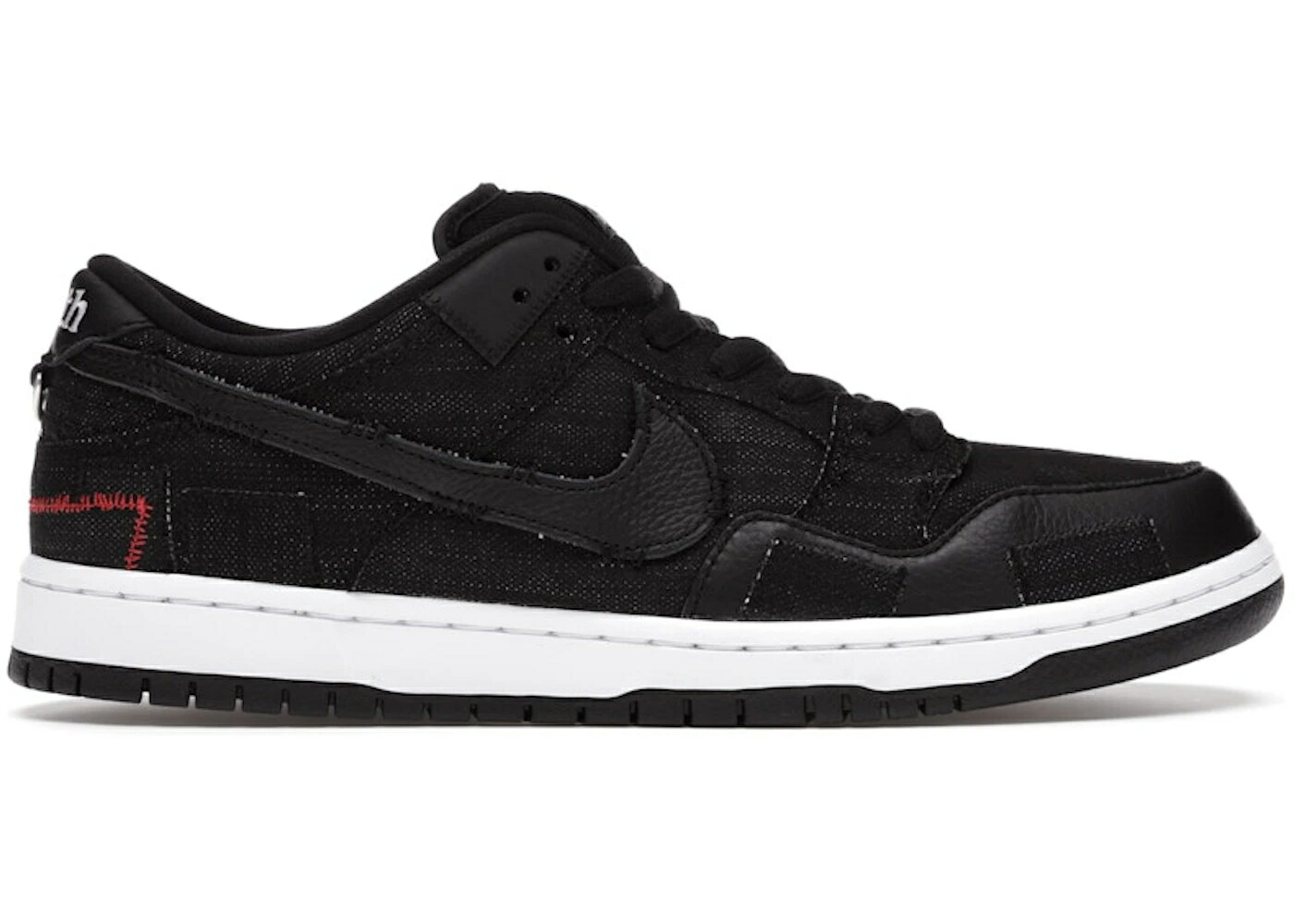 ナイキ エスビー ダンク 子供用 黒色 ブラック 赤 レッド ダンクロー スニーカー メンズ NIKE SB DUNK LOW WASTED YOUTH (SPECIAL BOX) / BLACK BLACK RED