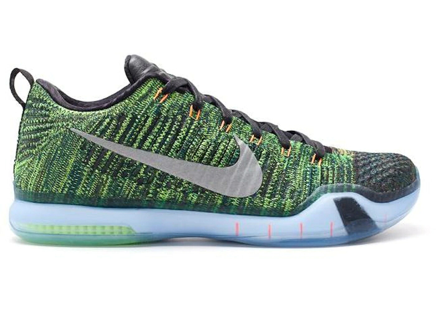ナイキ コービー エリート しろがね色 しろがね色 スニーカー メンズ NIKE KOBE 10 ELITE HTM RACECAR / MULTI COLOR METALLIC SILVER スニーカー-靴-メンズ靴