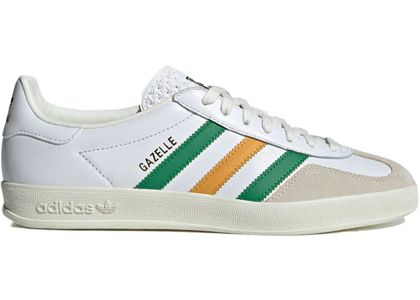 アディダス ガゼル 緑 グリーン 黄色 イエロー 白色 ホワイト コア スニーカー メンズ ADIDAS GAZELLE INDOOR COLLEGIATE GREEN PRELOVED YELLOW / CLOUD WHITE PRELOVED YELLOW CORE