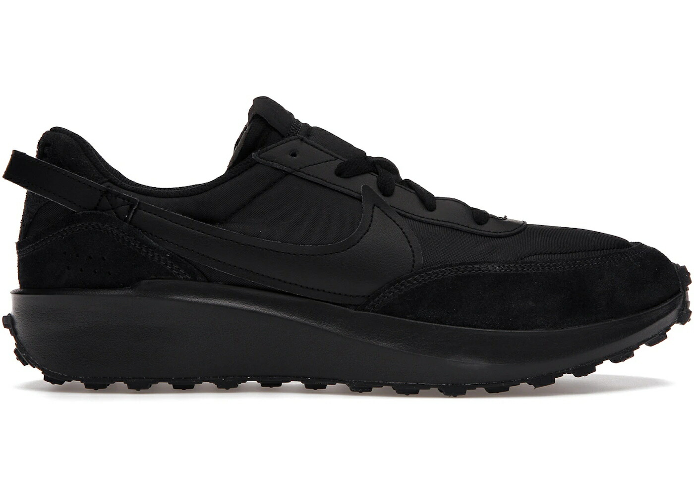 ナイキ ワッフル 黒色 ブラック スニーカー メンズ NIKE WAFFLE DEBUT TRIPLE BLACK / BLACK OFF NOIR ANTHRACITE BLACK