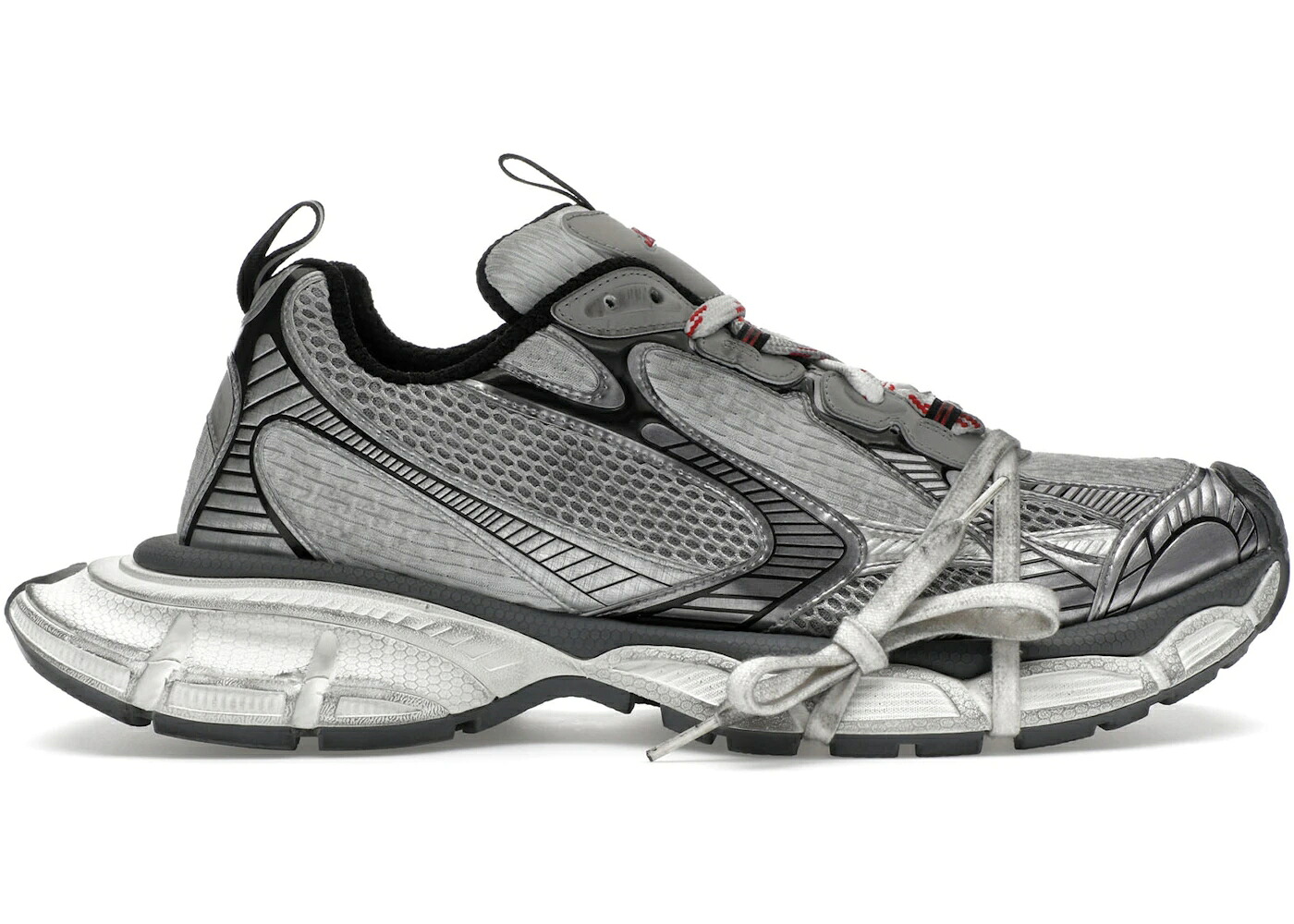バレンシアガ 薄墨色 薄墨色 白いこと 白いこと 赤 赤いこと スニーカー メンズ BALENCIAGA 3XL GREY WHITE RED / GREY WHITE RED