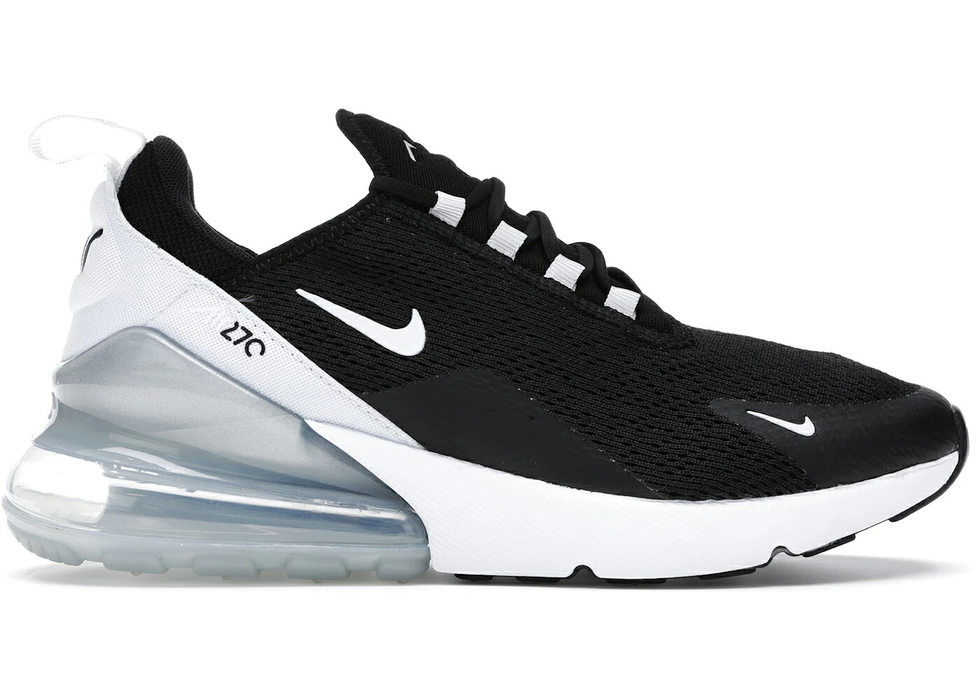 ナイキ マックス 黒色 ブラック 白色 ホワイト ピュア プラチナム エアマックス WOMEN'S スニーカー レディース NIKE AIR MAX 270 BLACK WHITE PURE PLATINUM (WOMEN'S) / BLACK WHITE PURE PLATINUM