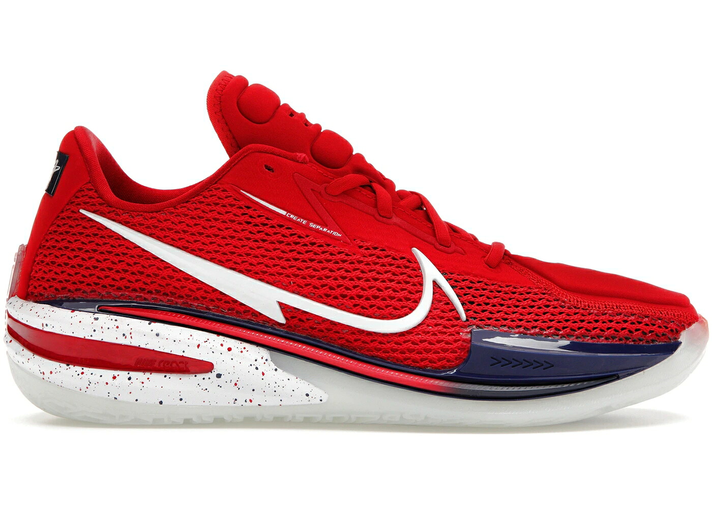 ナイキ 望遠レンズ 野球クラブ 赤 赤いこと 青味 青み 白いこと 白いこと スニーカー メンズ NIKE AIR ZOOM GT CUT TEAM USA SPORT RED / SPORT RED BLUE VOID WHITE