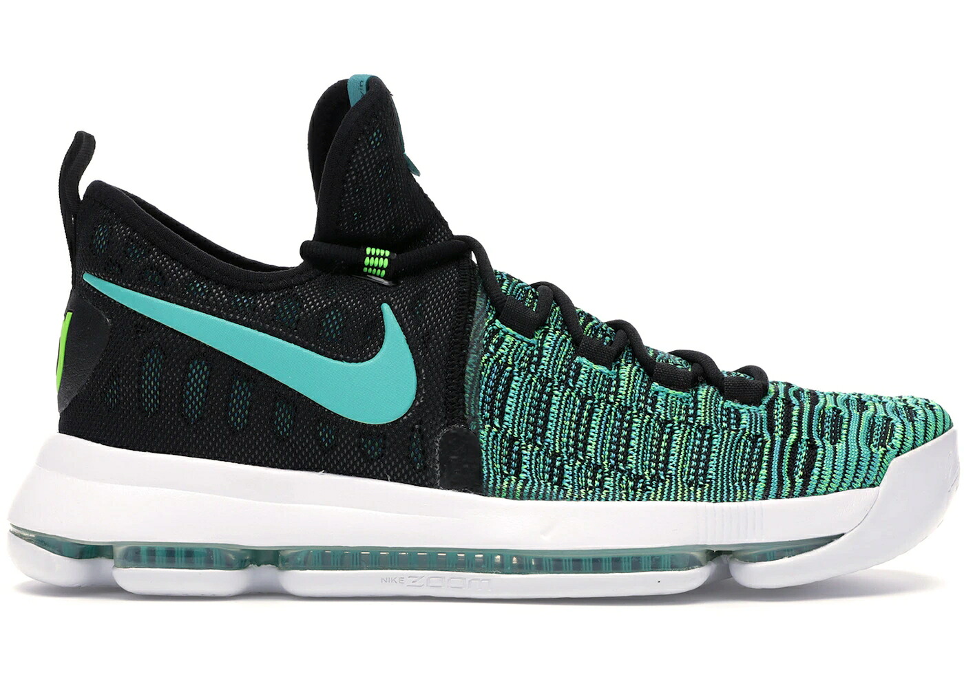 ナイキ エデンの園 黒いこと 黒いこと 翡翆 ジェード スニーカー メンズ NIKE KD 9 BIRDS OF PARADISE / BLACK CLEAR JADE