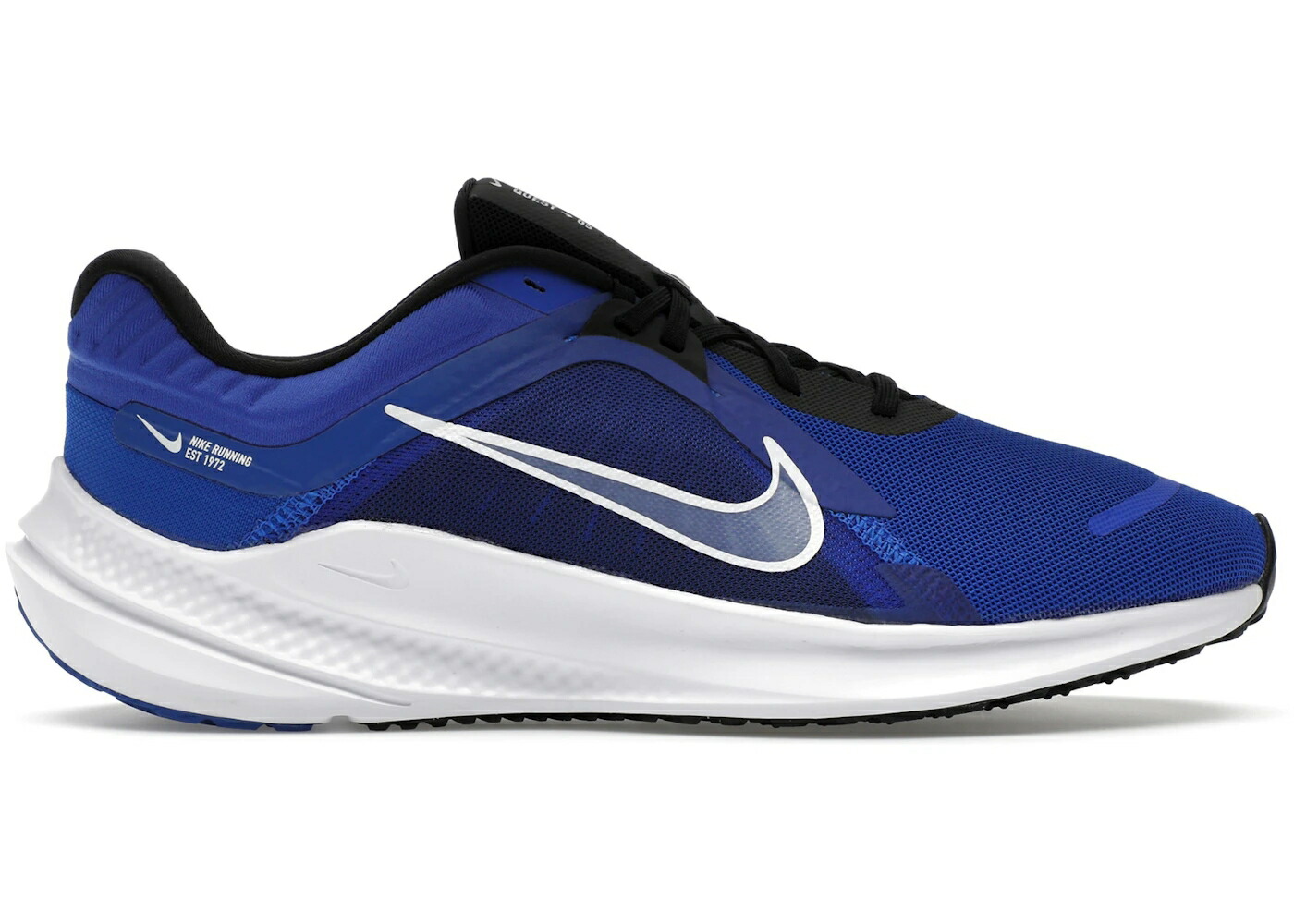 ナイキ 青色 ブルー 黒色 ブラック 白色 ホワイト スニーカー メンズ NIKE QUEST 5 RACER BLUE OLD ROYAL BLACK WHITE / RACER BLUE OLD ROYAL BLACK WHITE