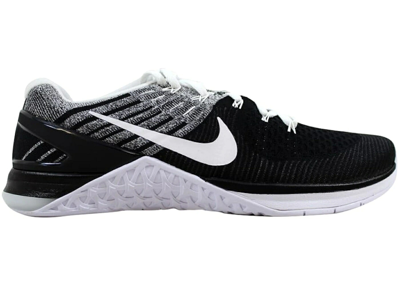 ナイキ 飛球編み物 黒いこと 黒いこと 白いこと 白いこと スニーカー メンズ NIKE METCON DSX FLYKNIT BLACK/WHITE / BLACK WHITE